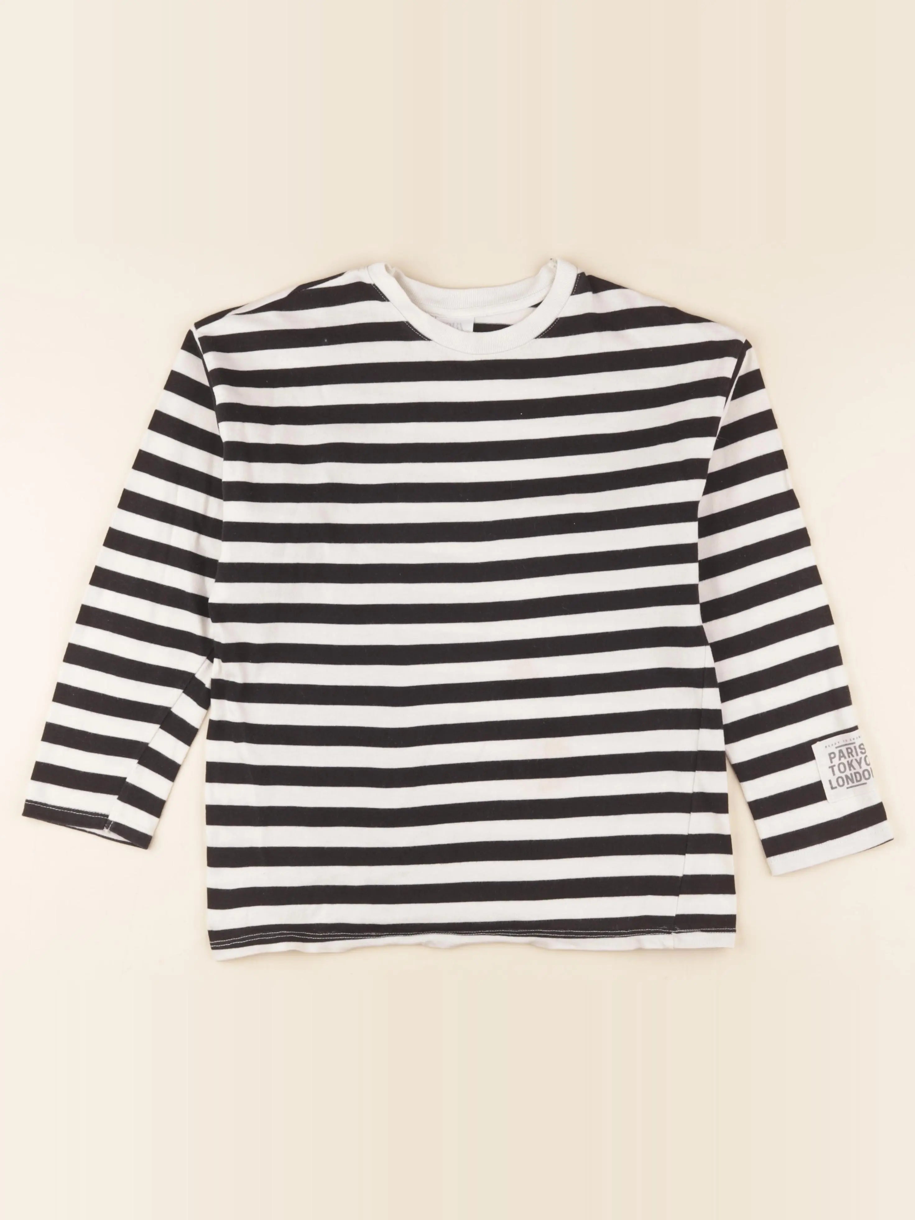 Zara - tee-shirt noir - 9/10 ans