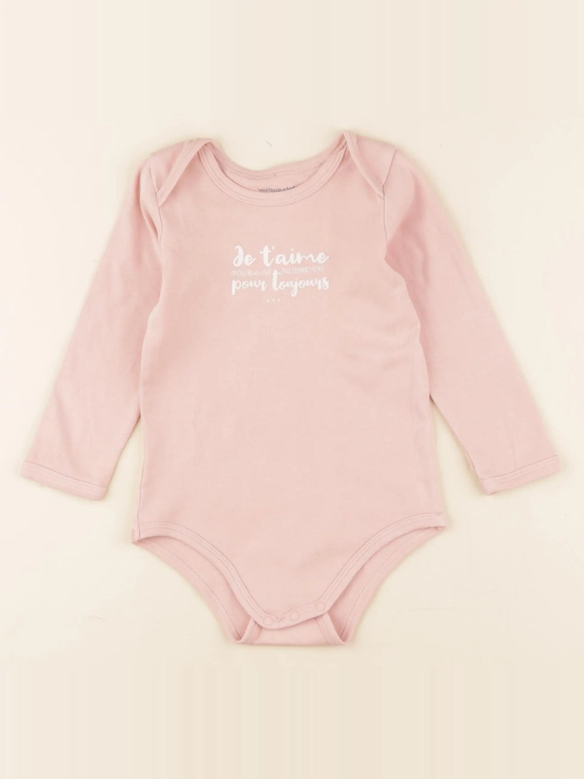 Vertbaudet - body rose - 24 mois