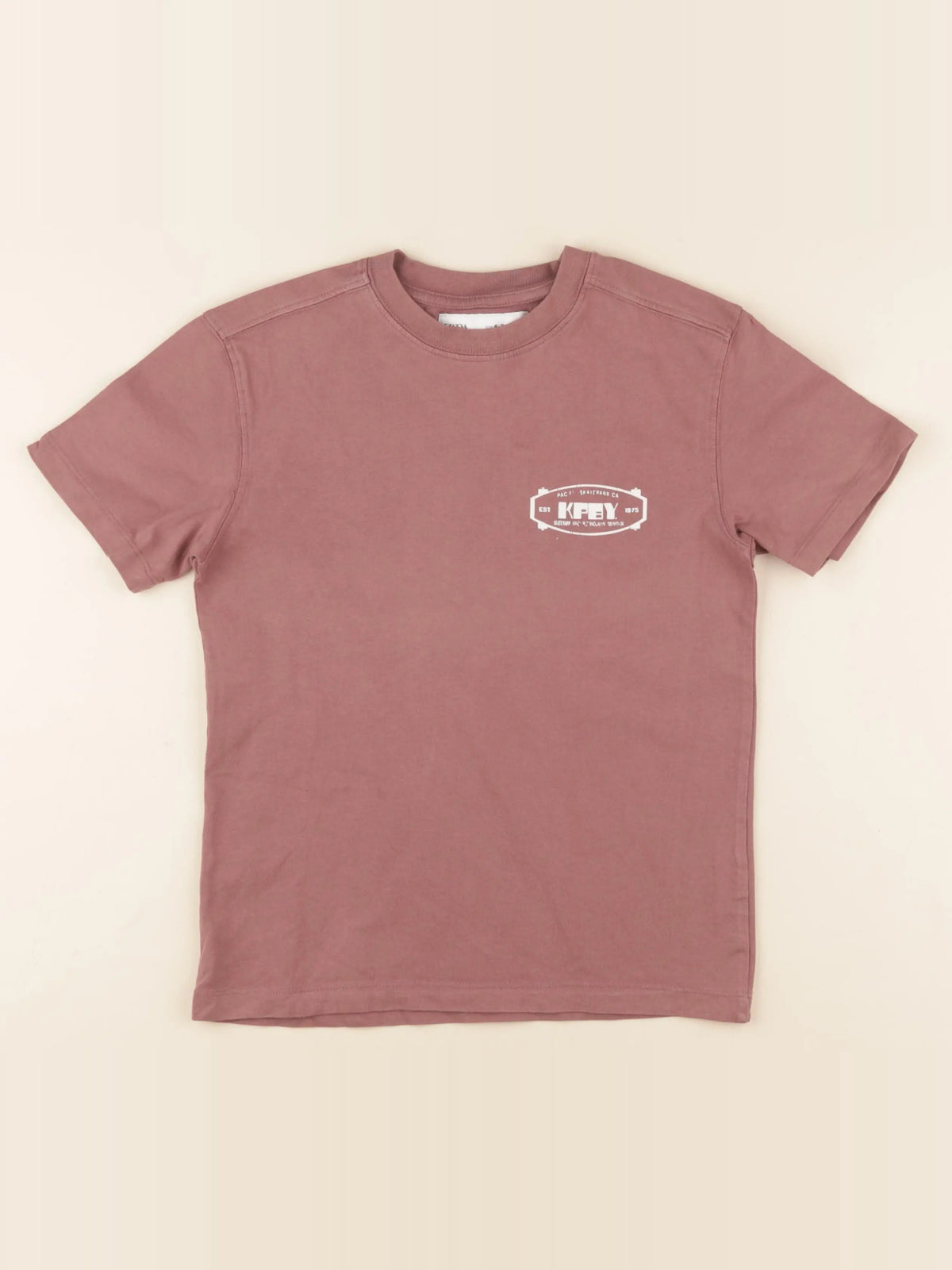 Zara - tee-shirt imprimé au dos marron - 6/7 ans