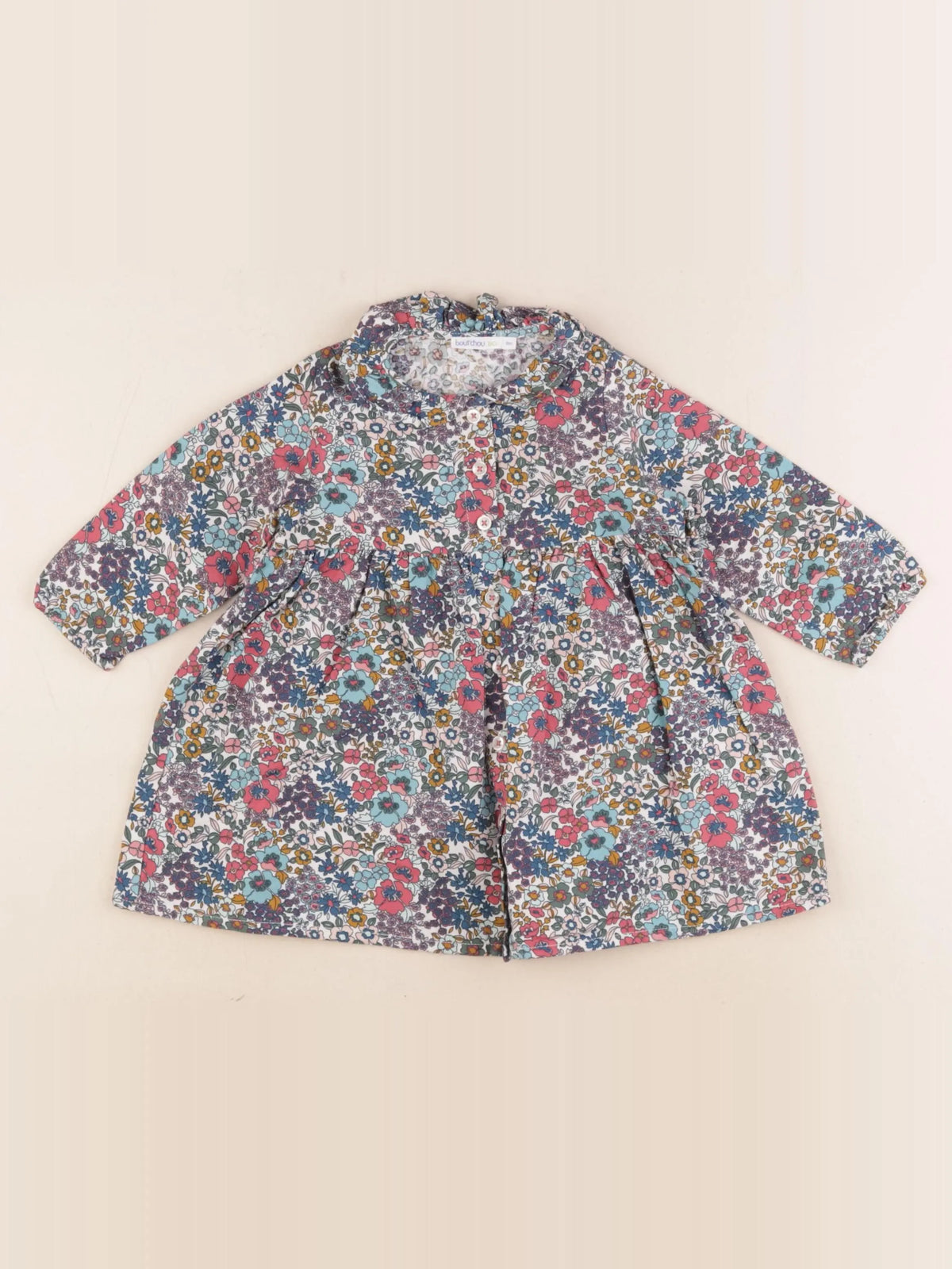 Boutchou - robe multicolore - 9 mois