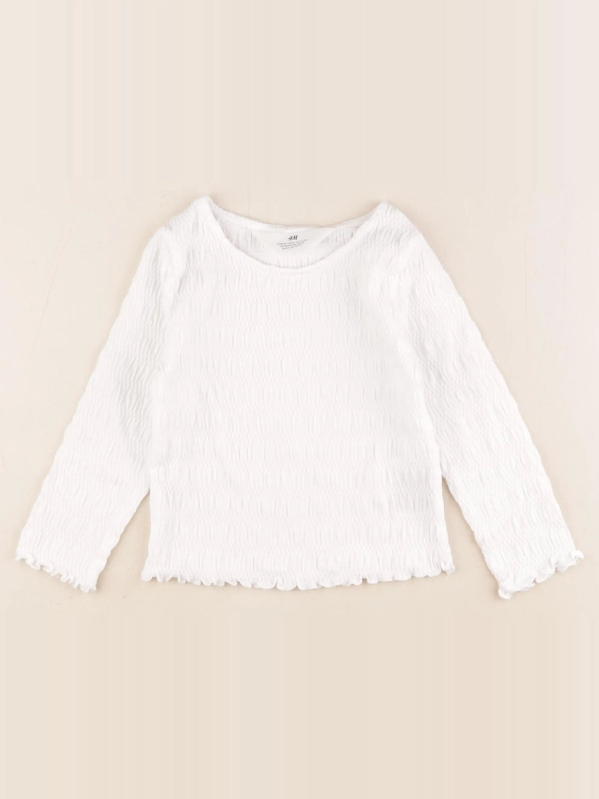 H&M - blouse blanc - 18/24 mois