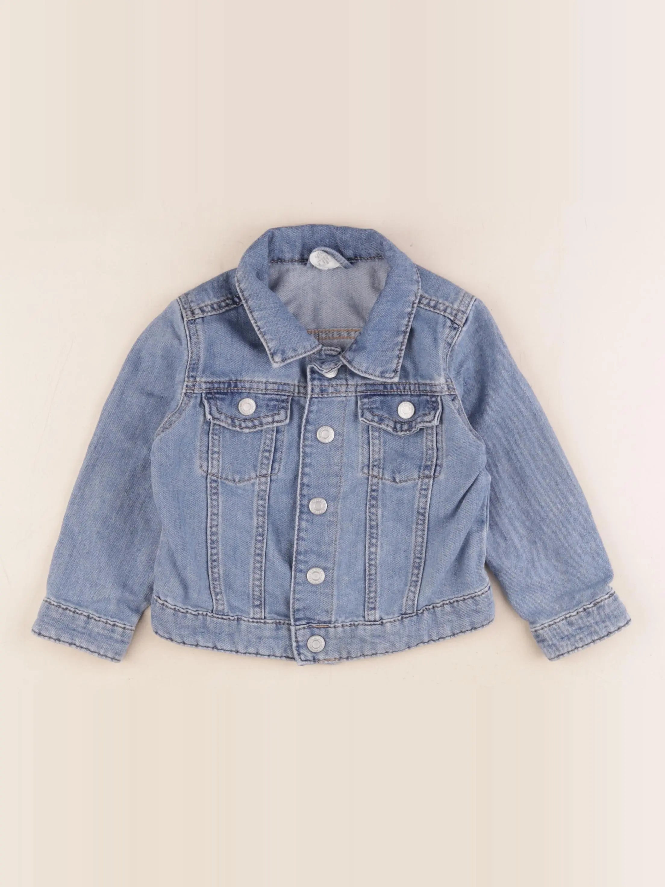 H&M - veste bleu - 2/3 ans