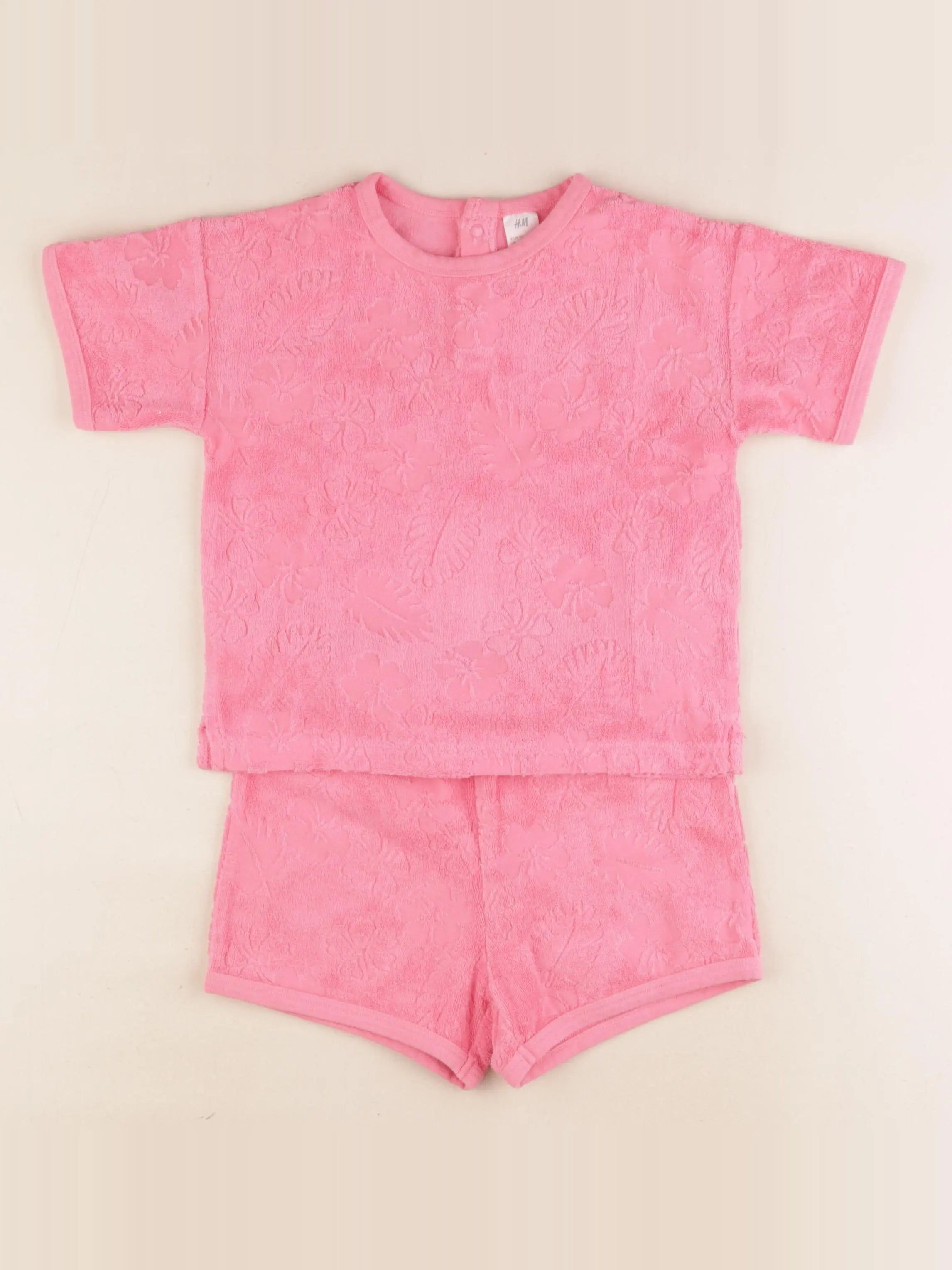 H&M - ensemble rose - 24 mois