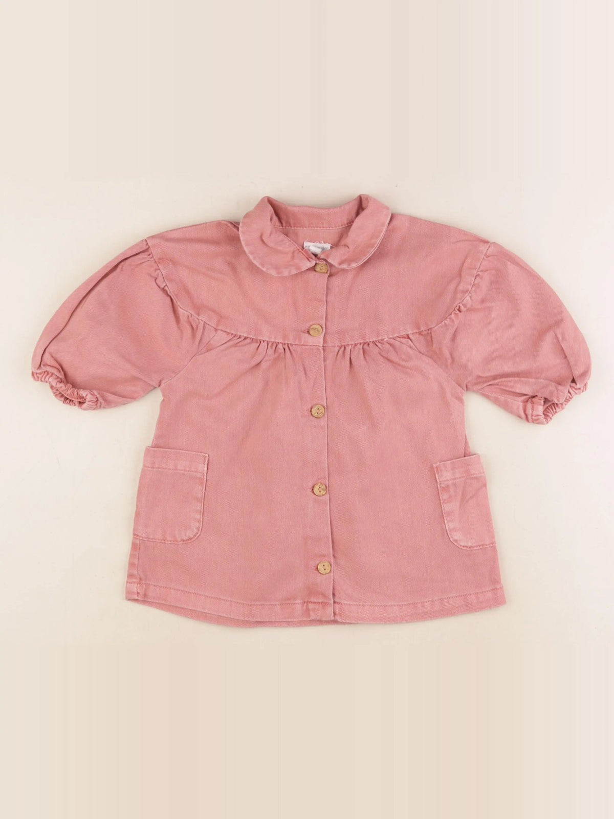 Vertbaudet - robe rose - 12 mois