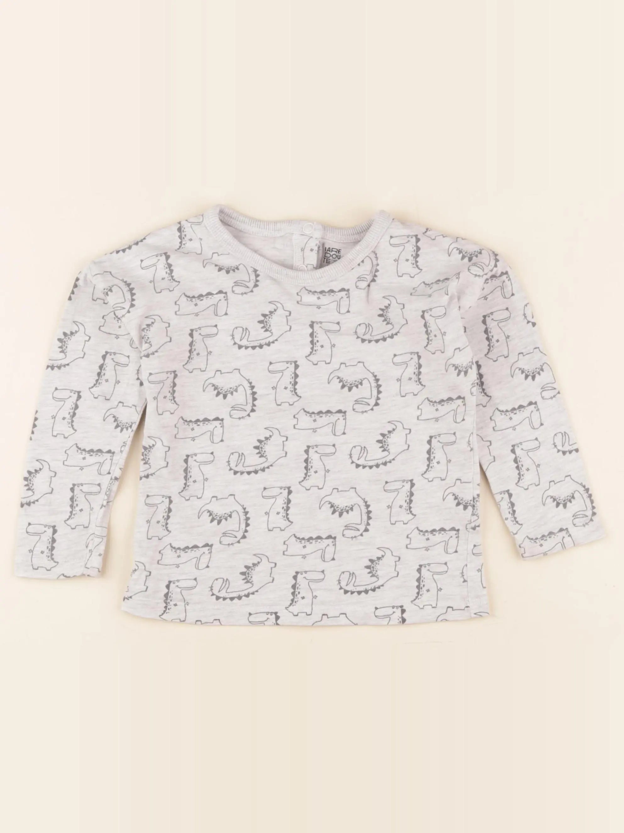 La Redoute - tee-shirt gris - 18 mois