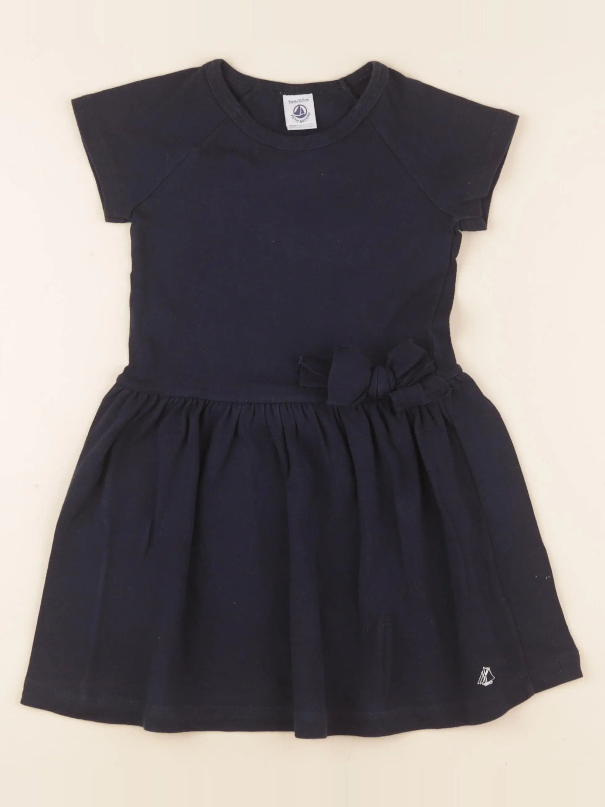 Petit Bateau - robe bleu - 5 ans