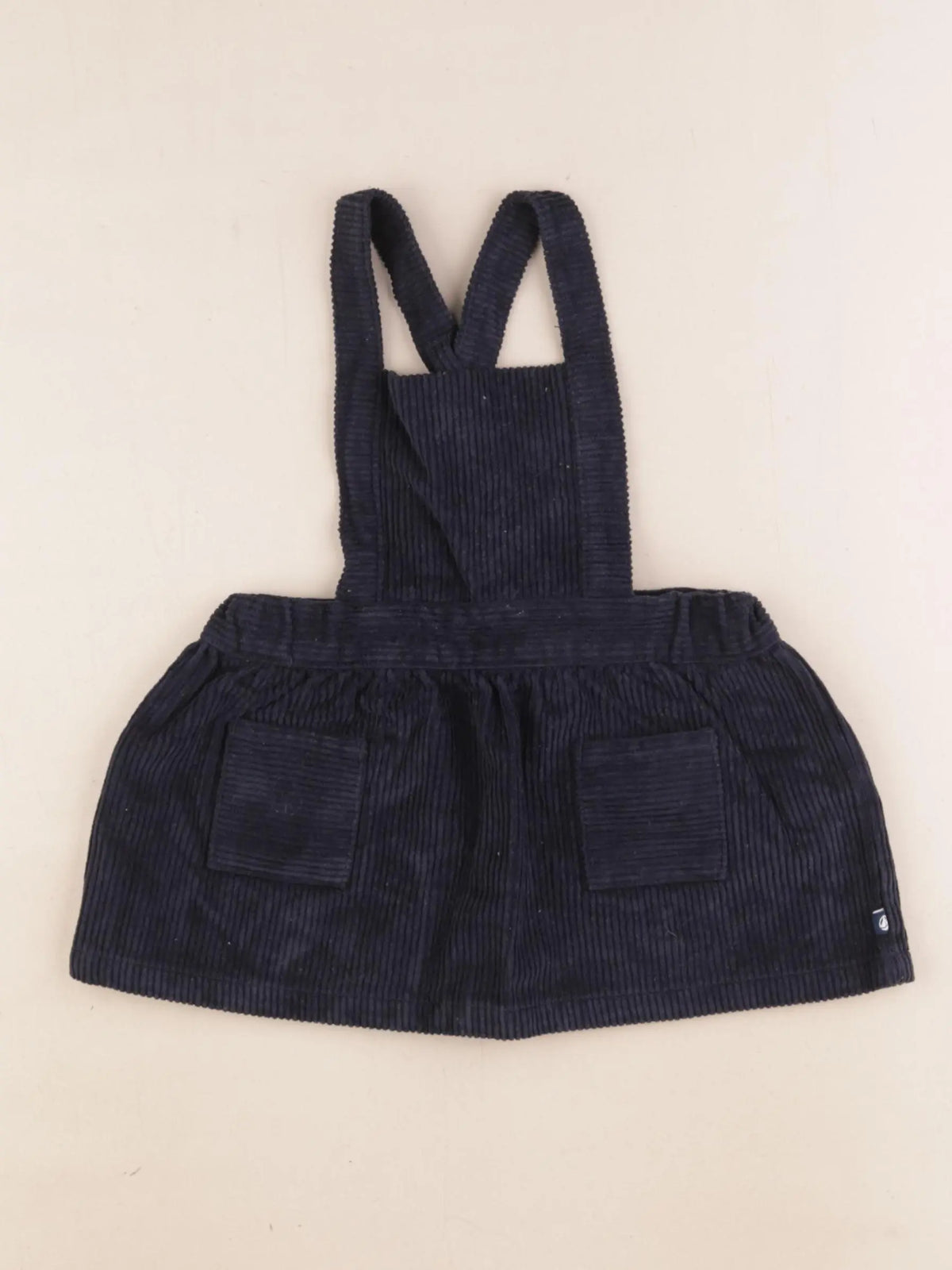 Petit Bateau - robe bleu - 12 mois