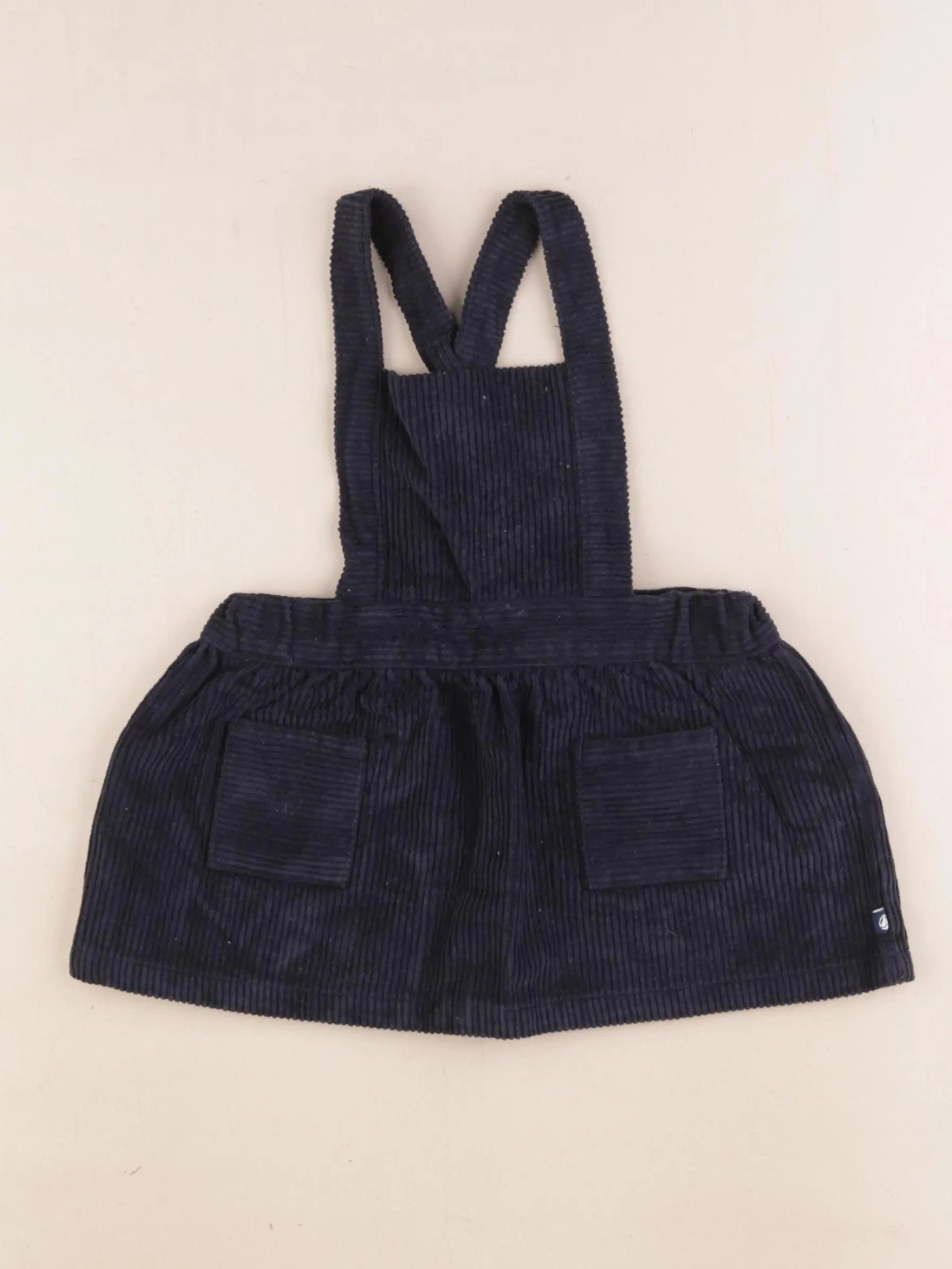 Petit Bateau - robe bleu - 12 mois