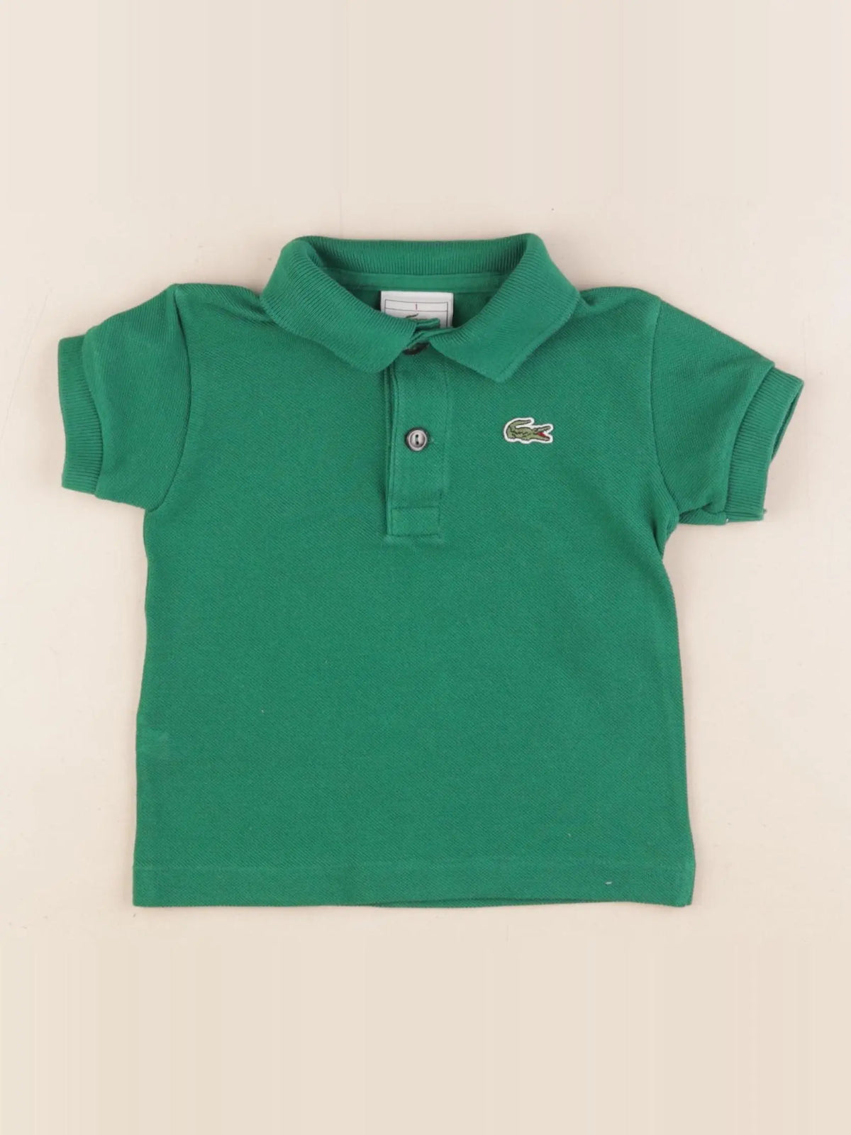 Lacoste - polo vert - 12 mois