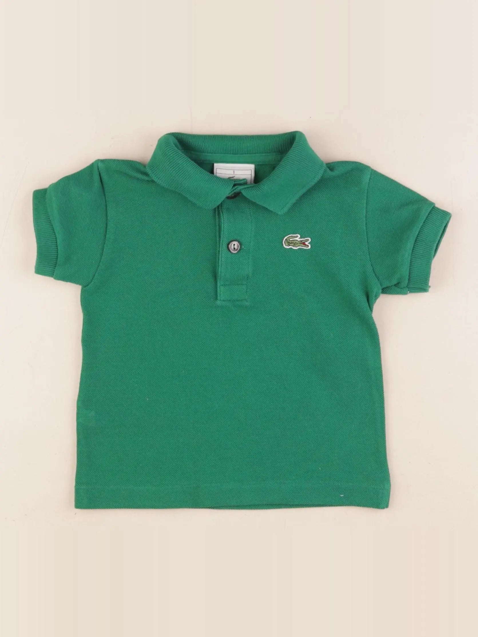 Lacoste - polo vert - 12 mois