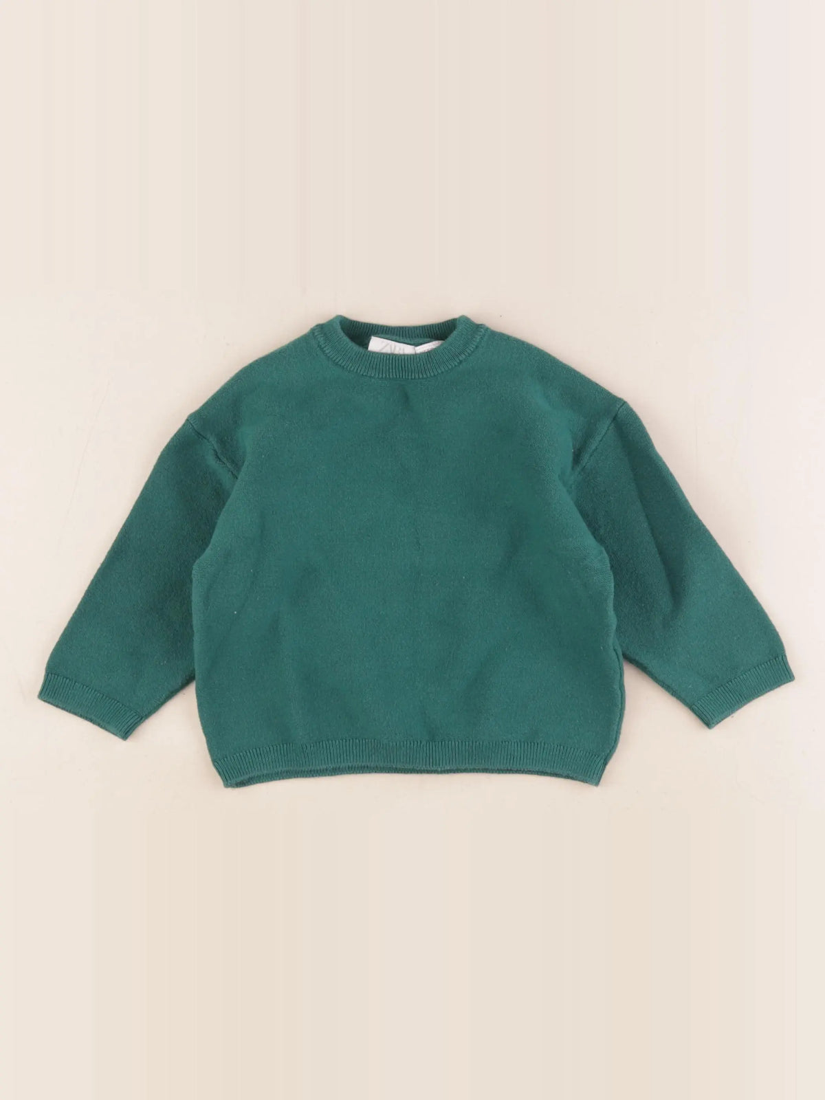 Zara - pull vert - 9/12 mois