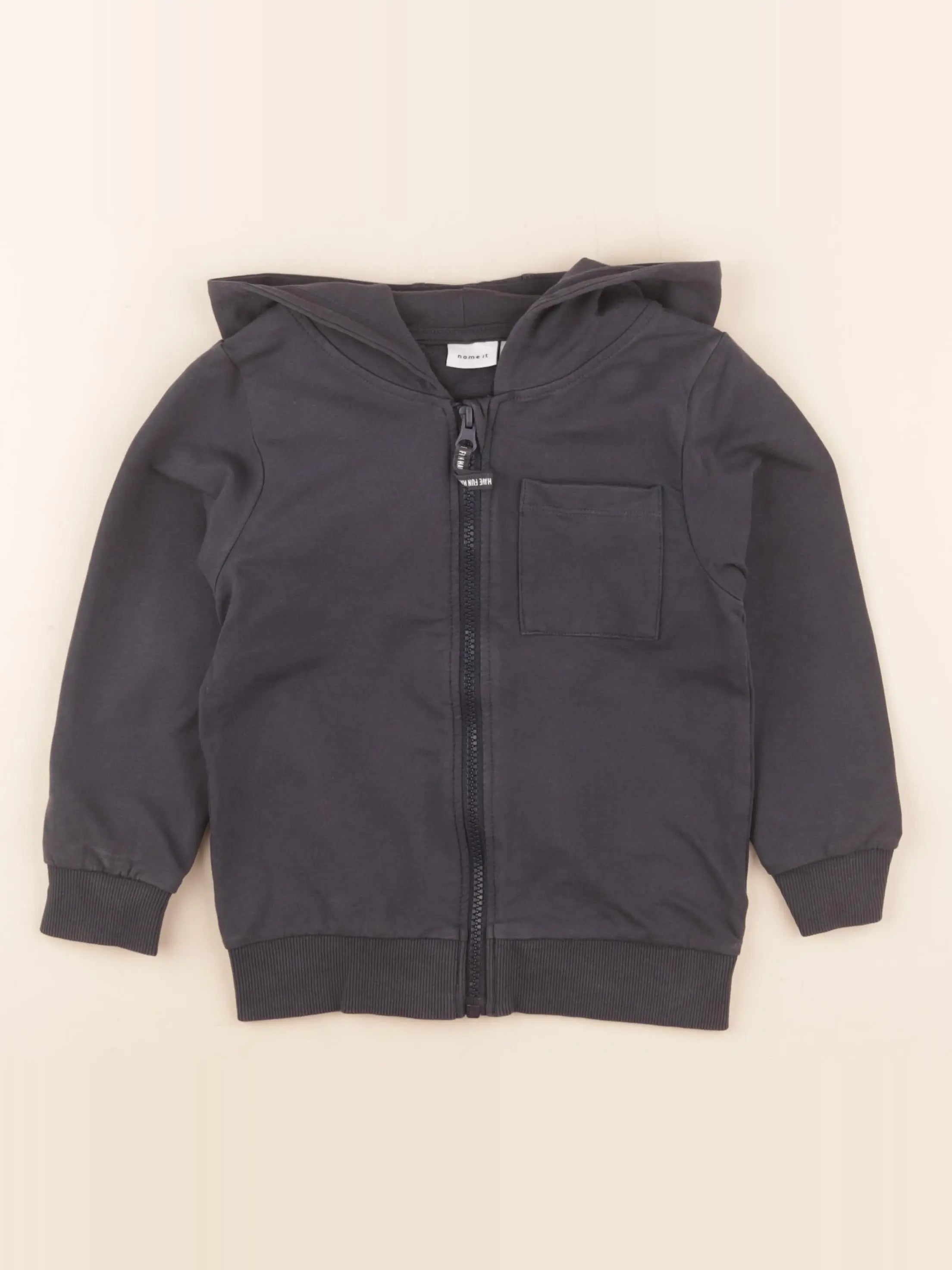 Name it - sweat imprimé au dos gris - 4 ans