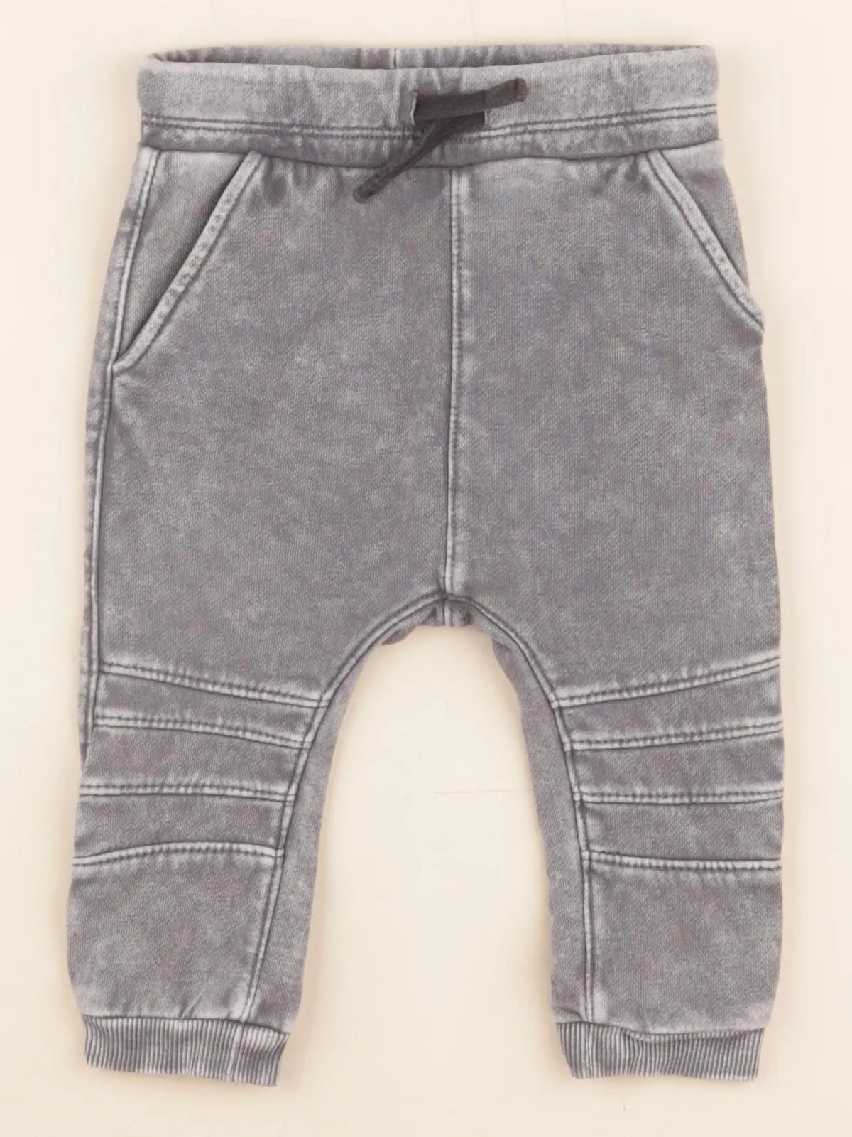 H&M - pantalon gris - 6/9 mois