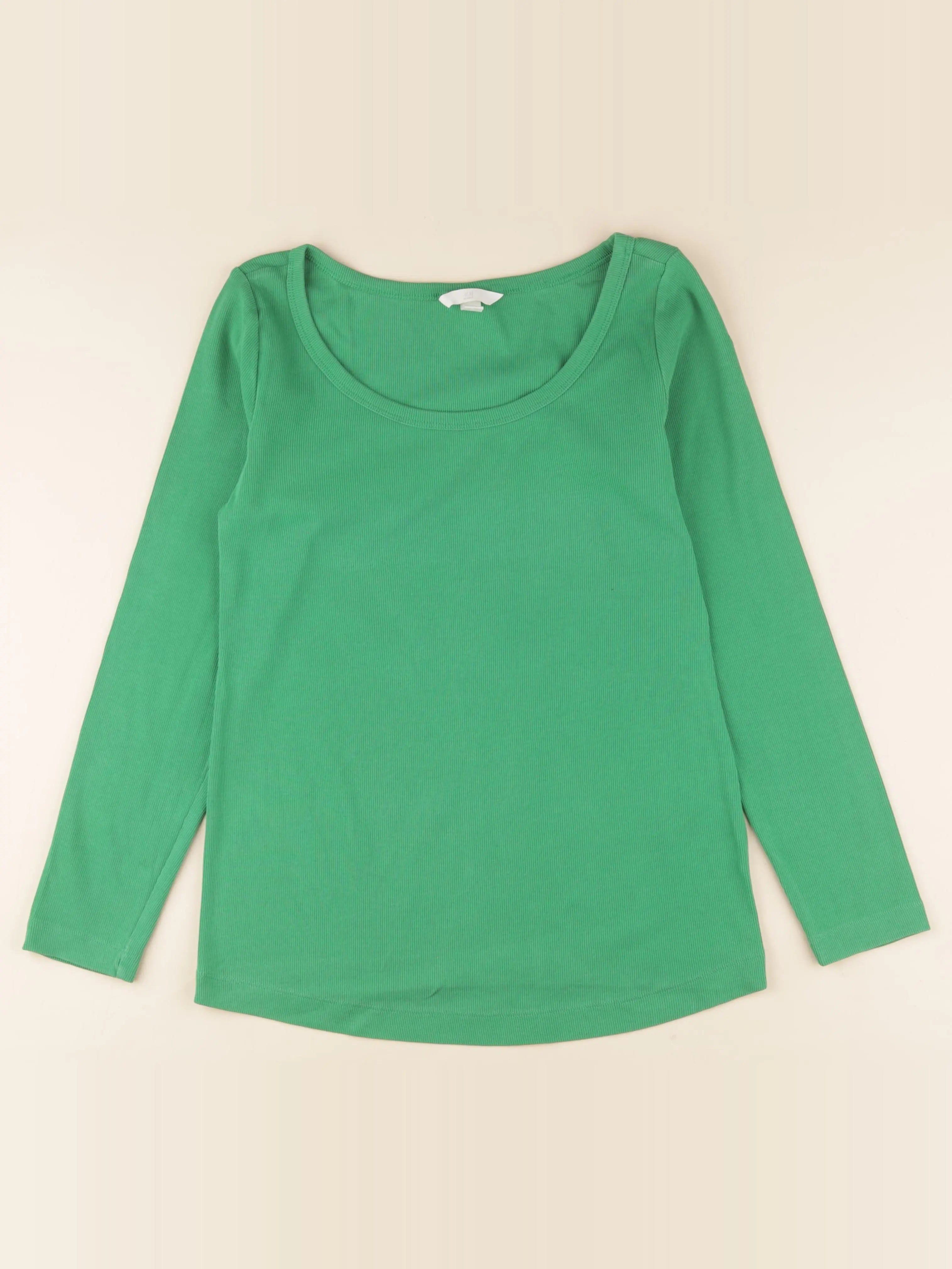 H&M - tee-shirt grossesse vert - m