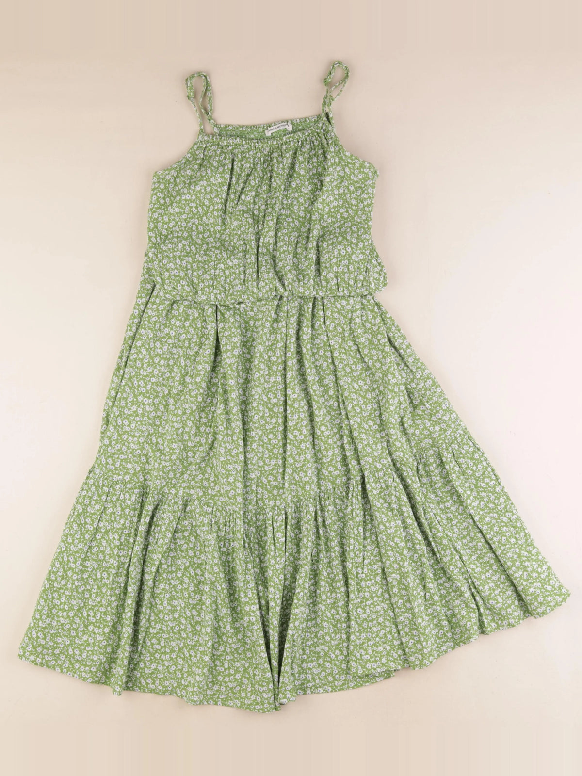 Monoprix - robe vert - 14 ans