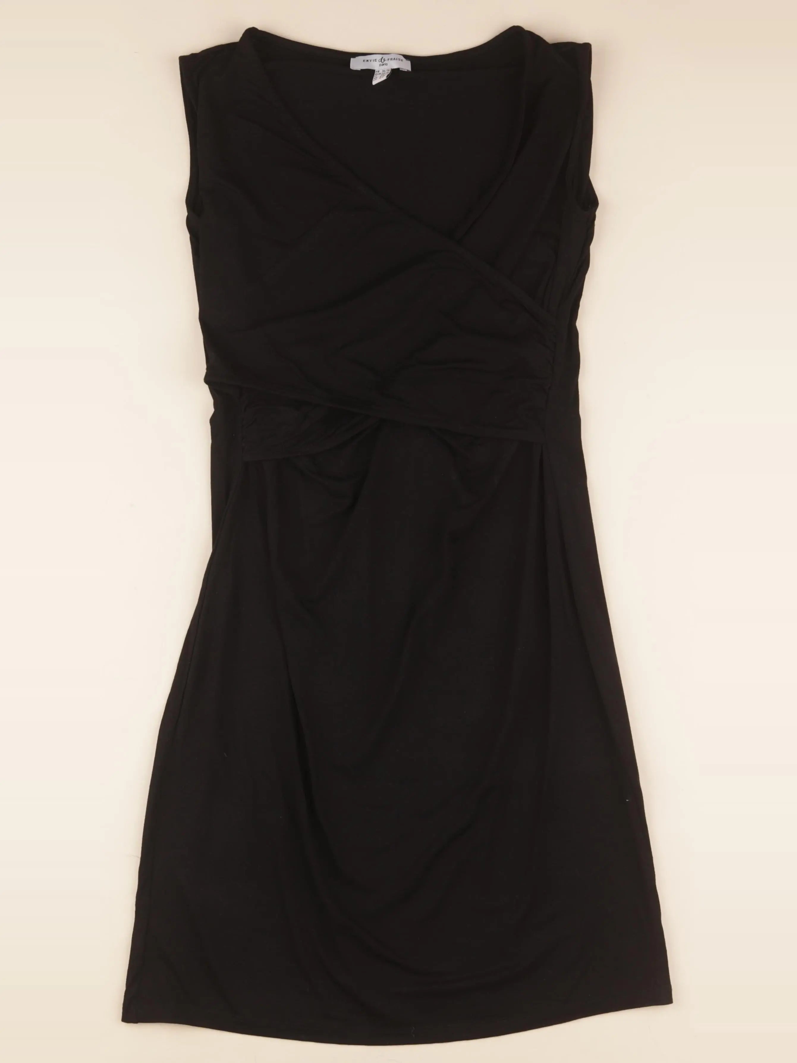 Envie de fraise - robe grossesse, allaitement noir - 36 à 38