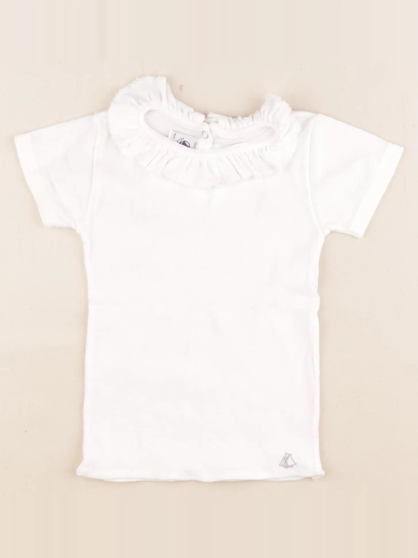 Petit Bateau - tee-shirt blanc - 24 mois
