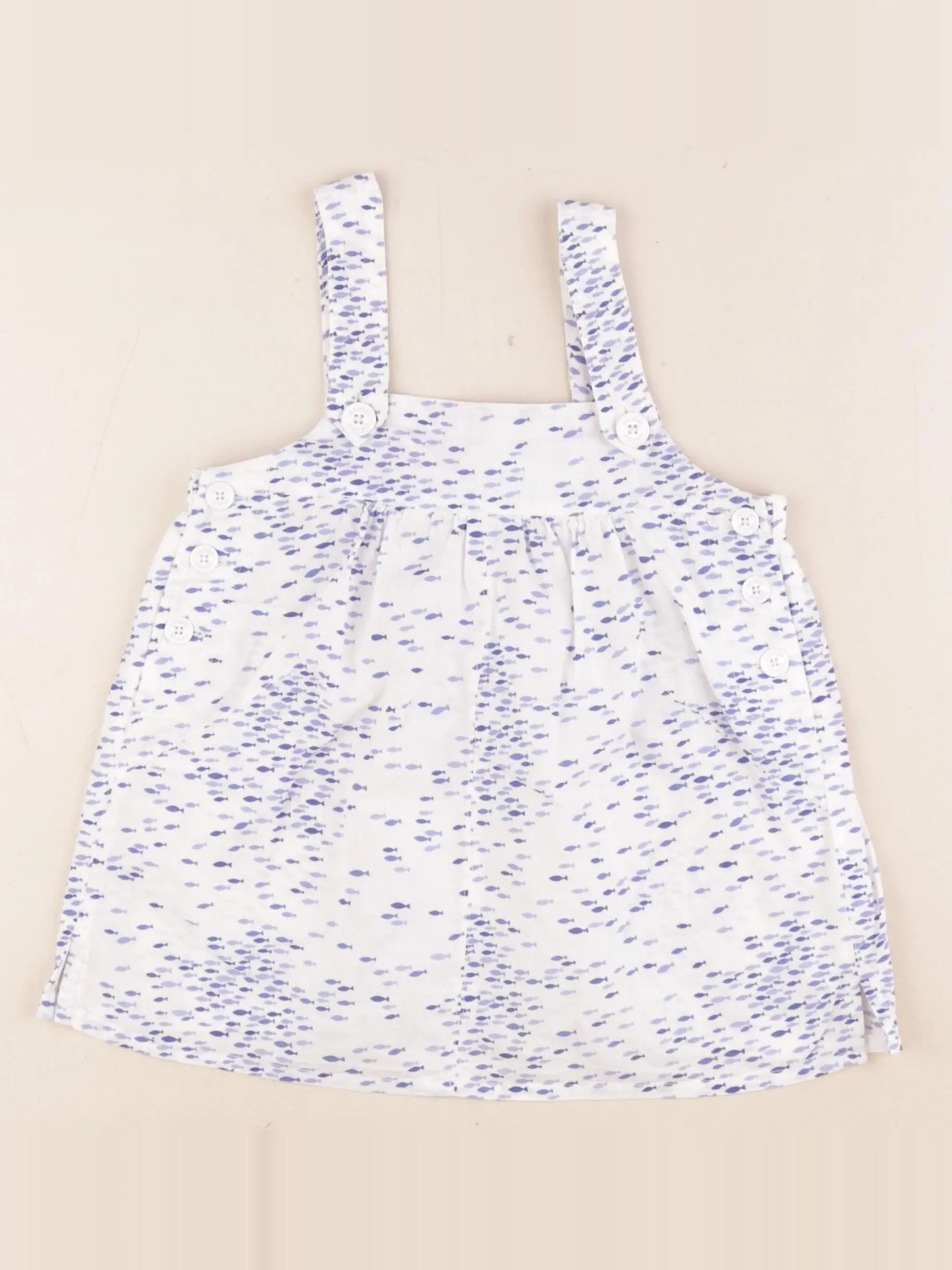 Okaidi - blouse bleu - 6 ans