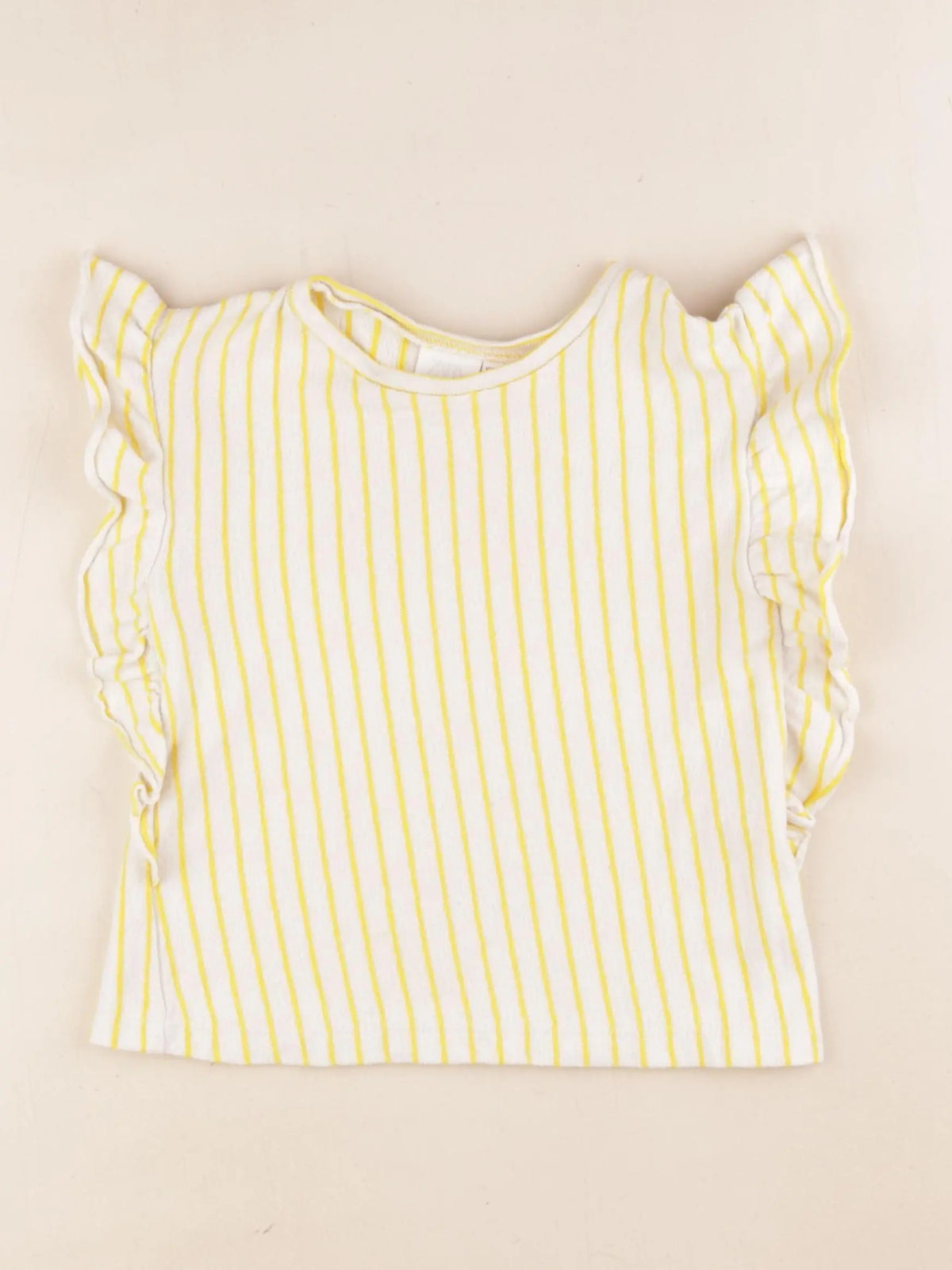 Zara - tee-shirt jaune - 3/4 ans