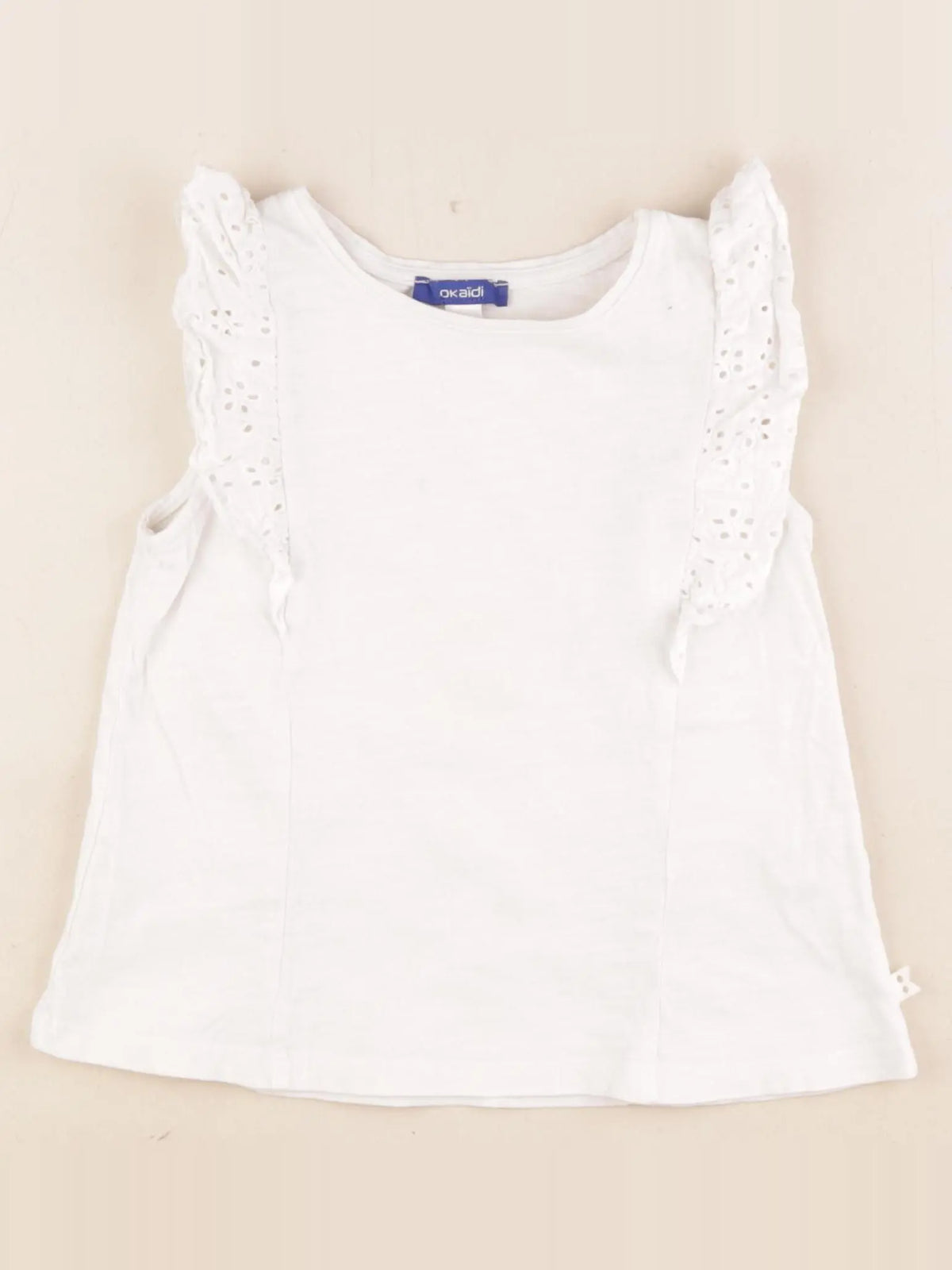 Okaidi - tee-shirt blanc - 5 ans