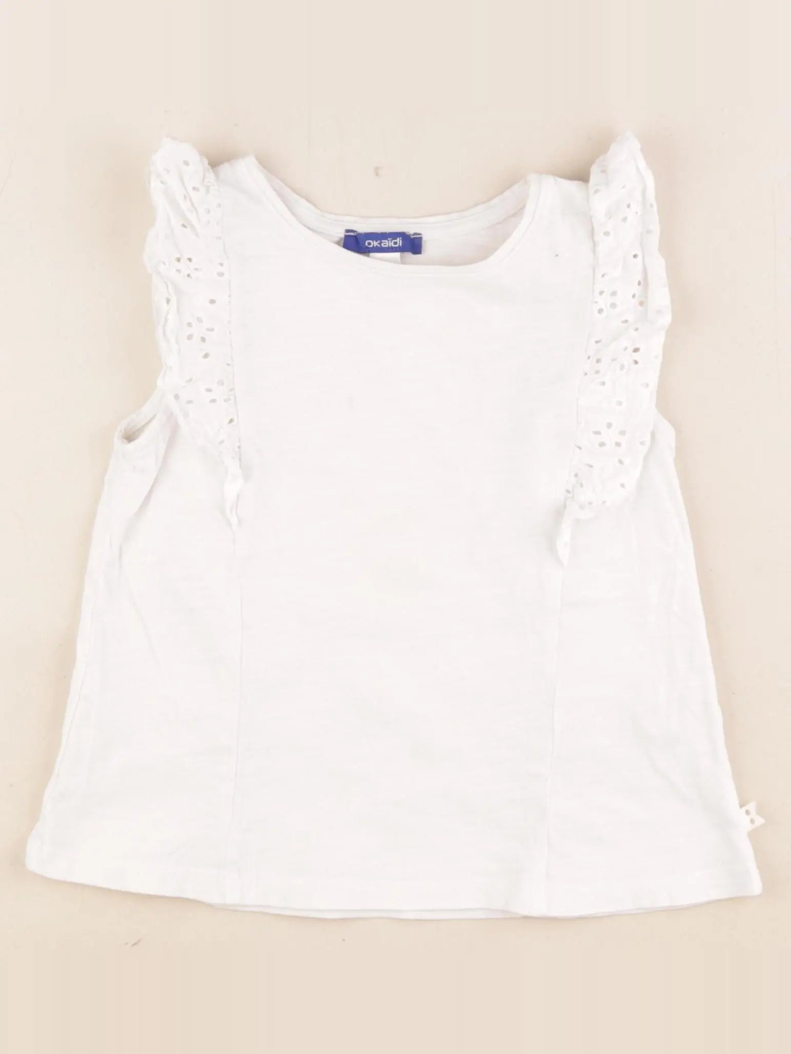 Okaidi - tee-shirt blanc - 5 ans