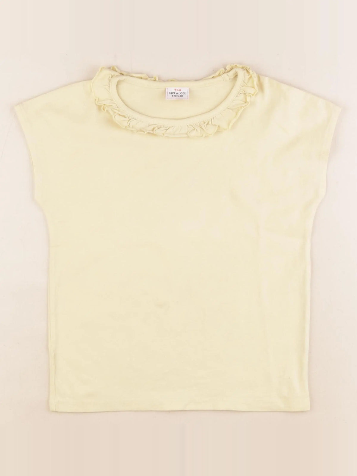 Tape à l'oeil - tee-shirt jaune - 6 ans