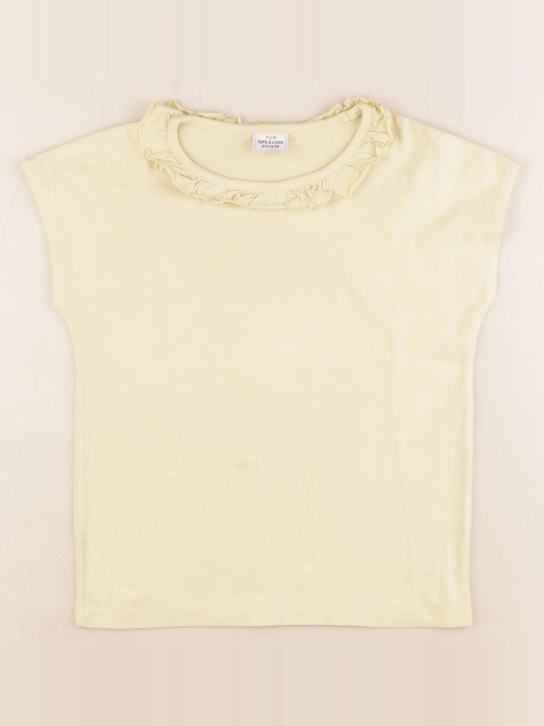 Tape à l'oeil - tee-shirt jaune - 6 ans