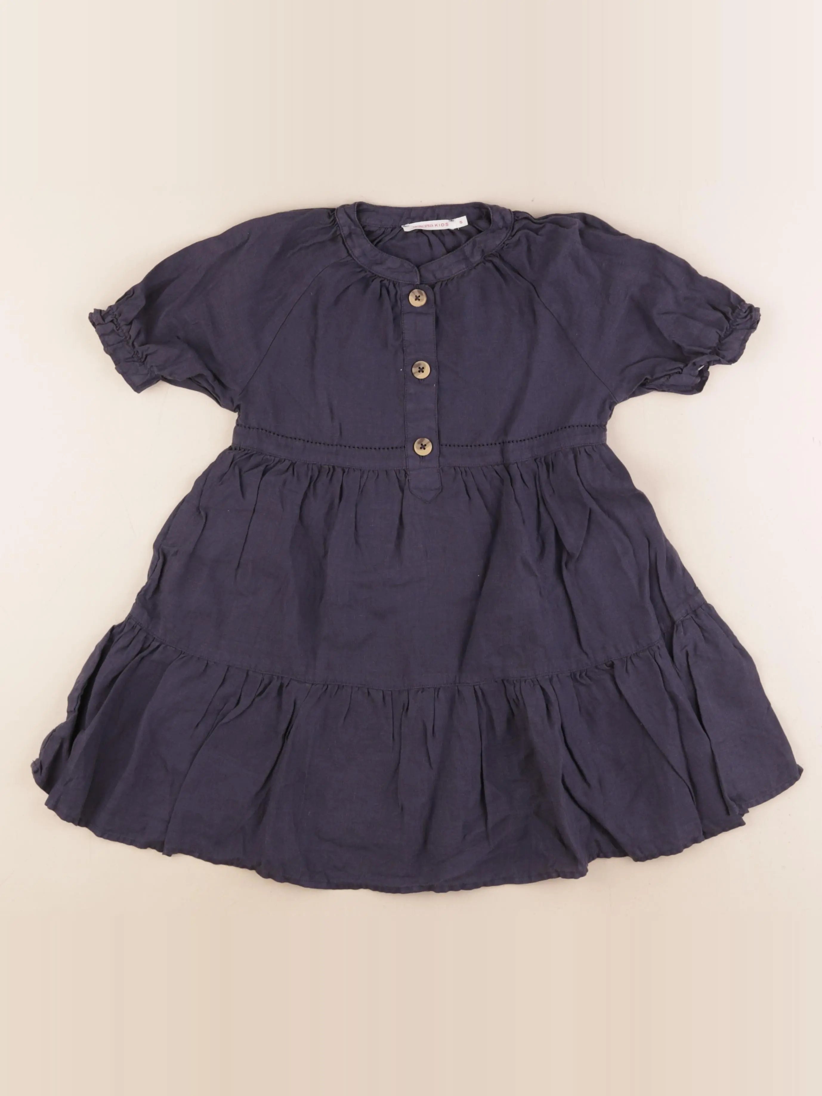 Monoprix - robe bleu - 5 ans