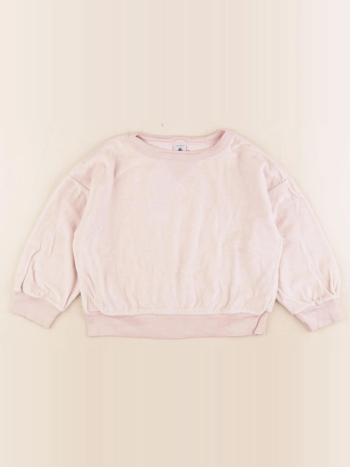 Petit Bateau - sweat rose - 4 ans