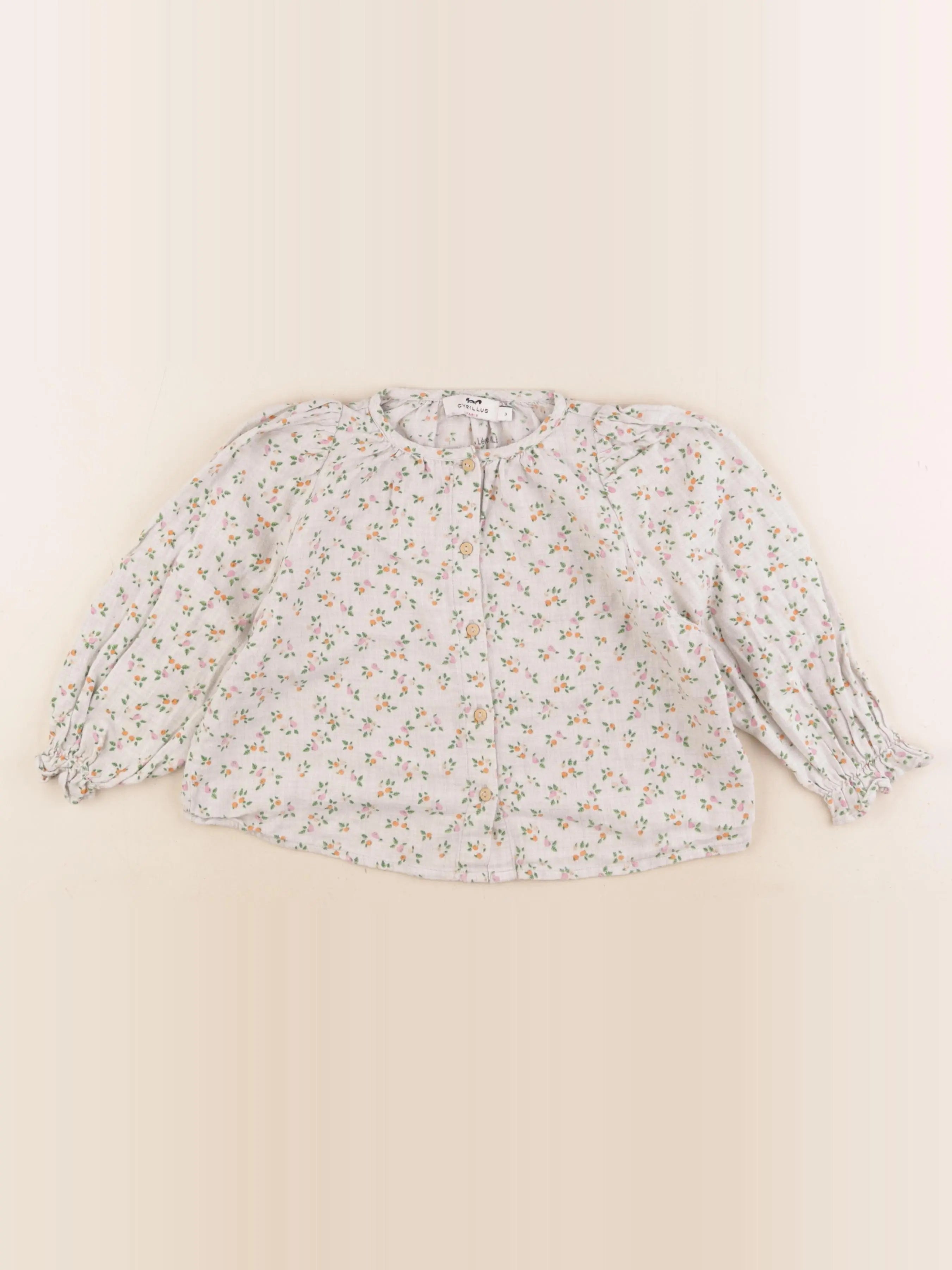 Cyrillus - blouse multicolore - 3 ans