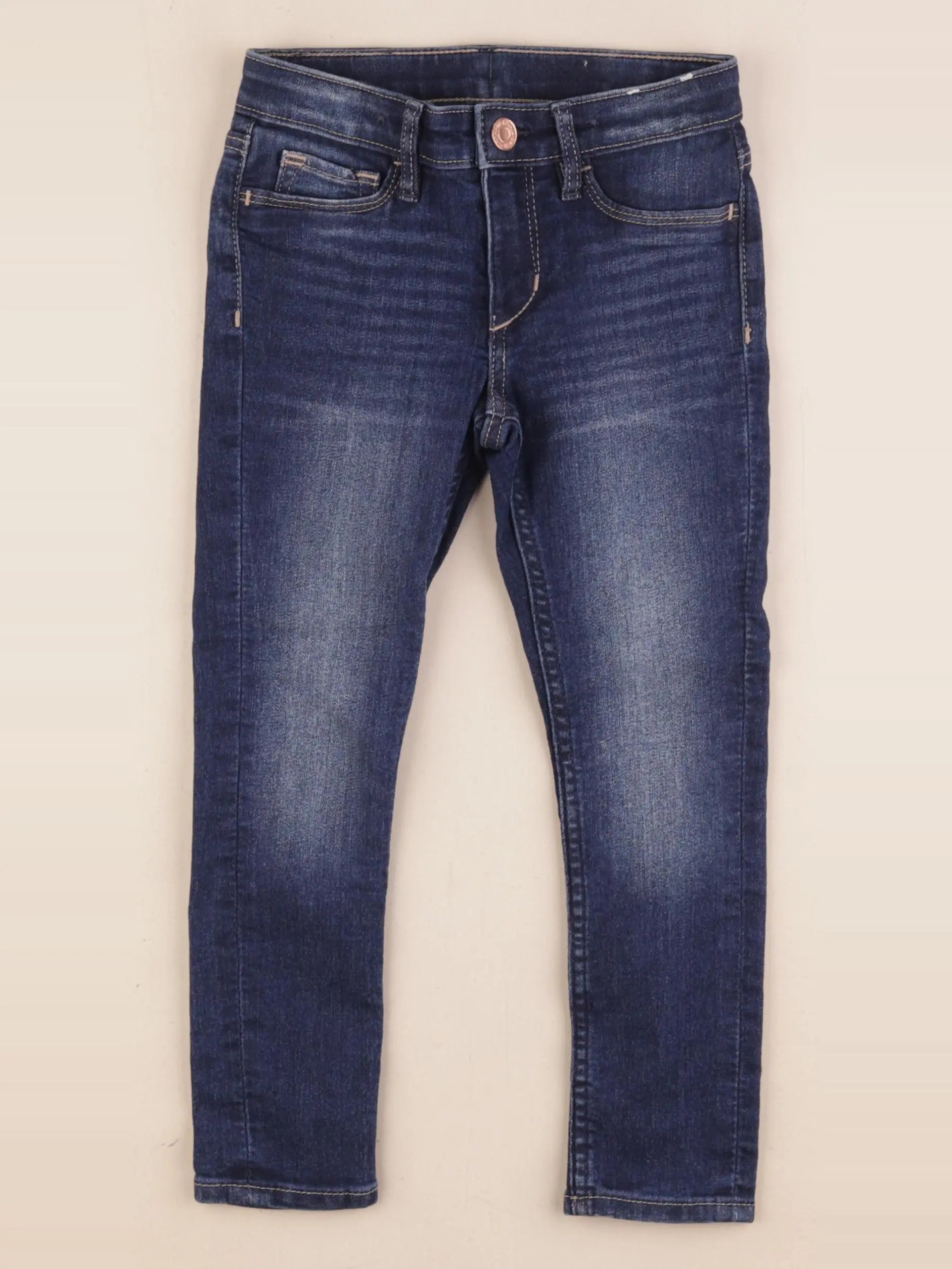 H&M - jean bleu - 3/4 ans