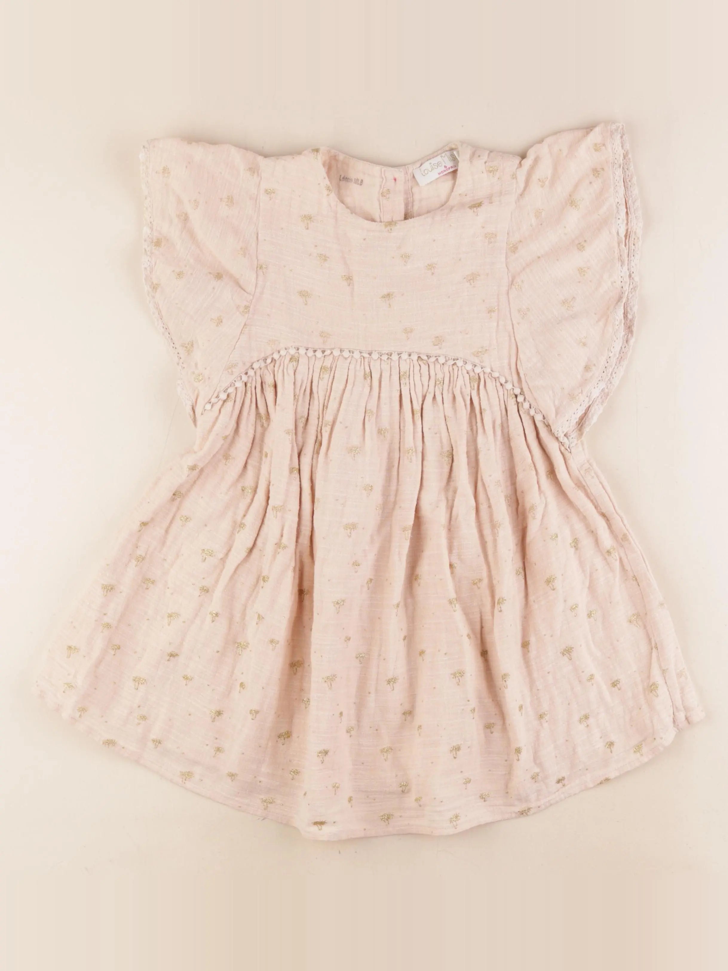 Louise Misha - robe beige - 3/4 ans