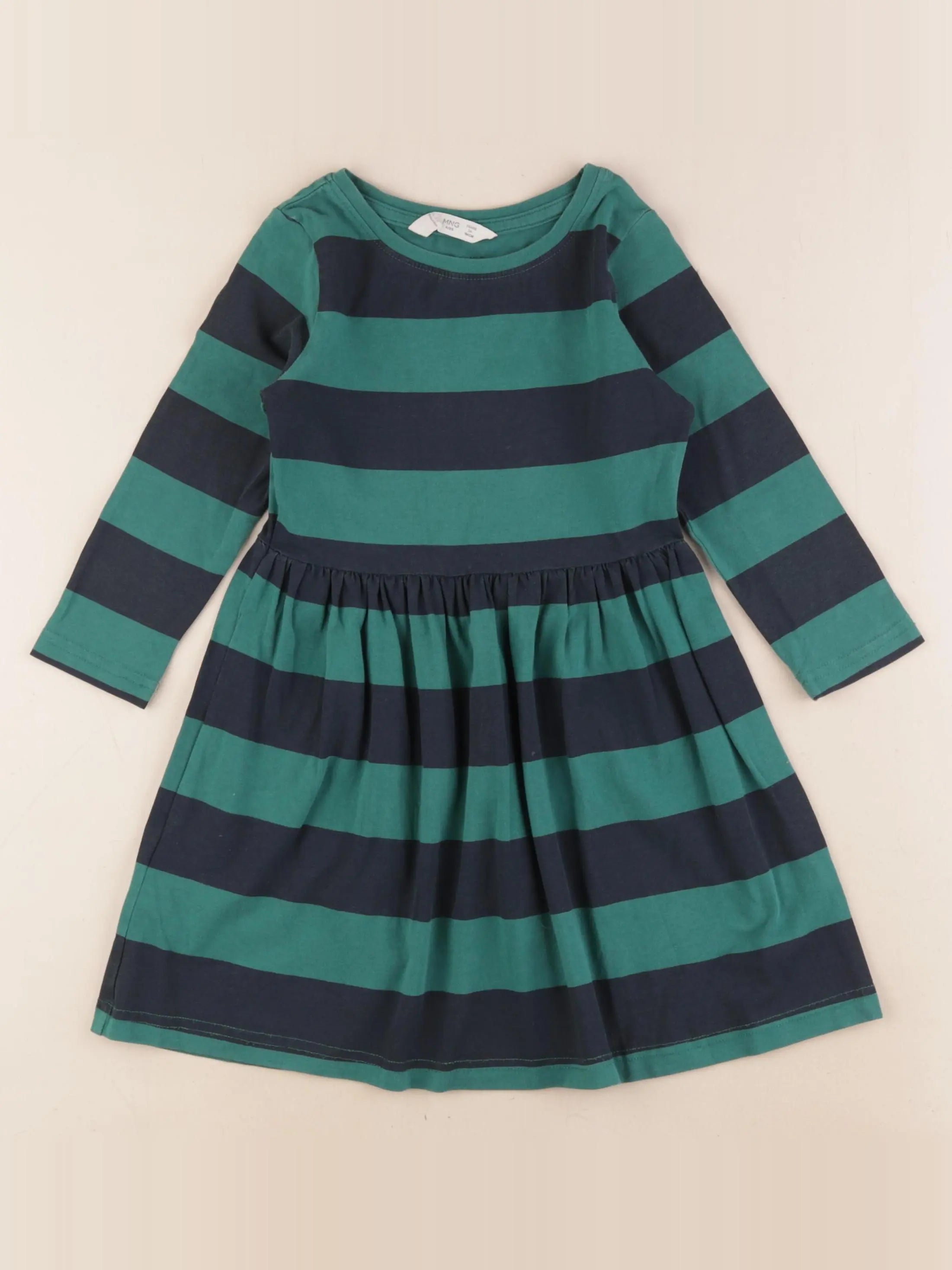 Mango - robe vert - 3/4 ans