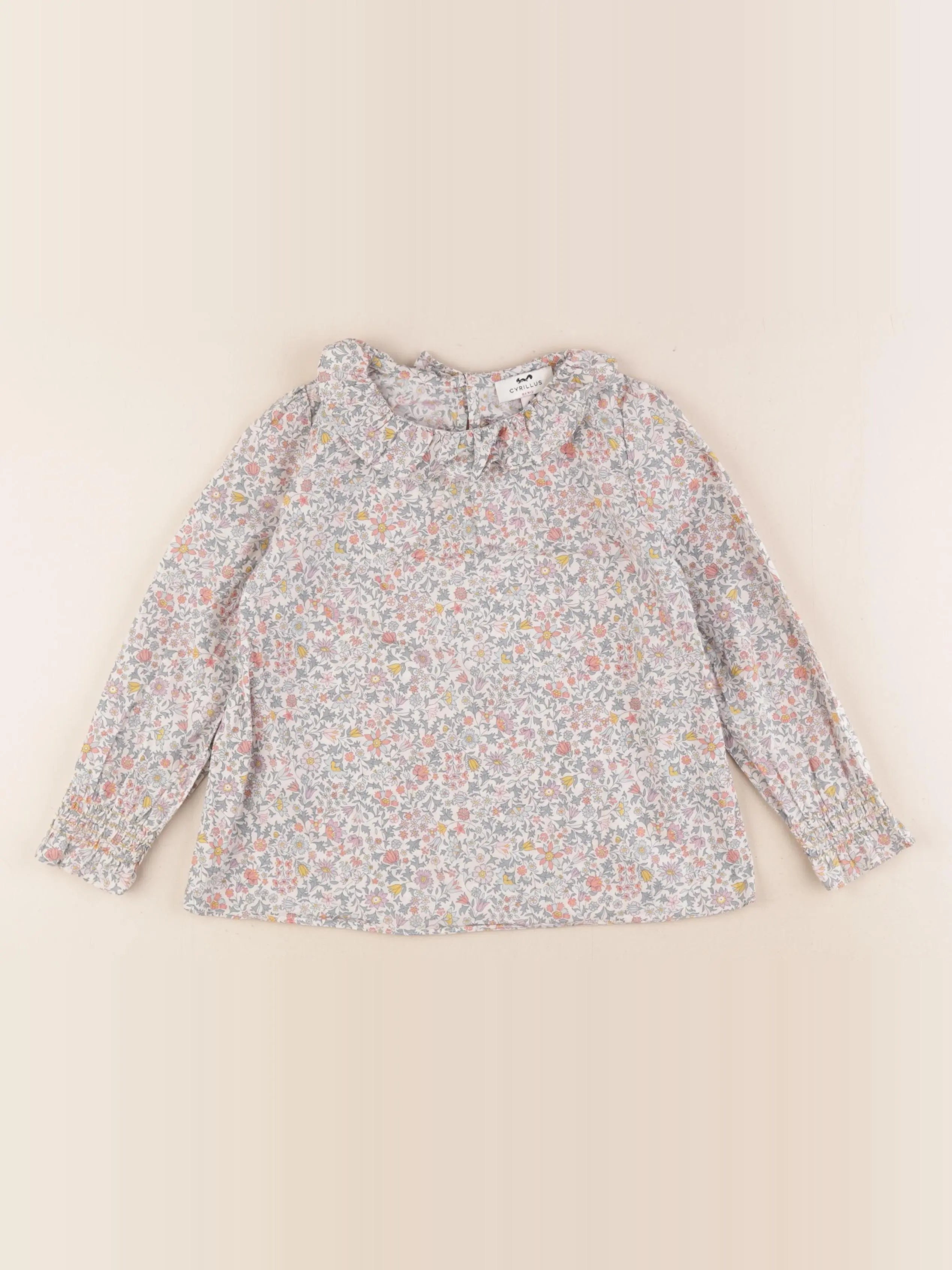 Cyrillus - blouse multicolore - 4 ans