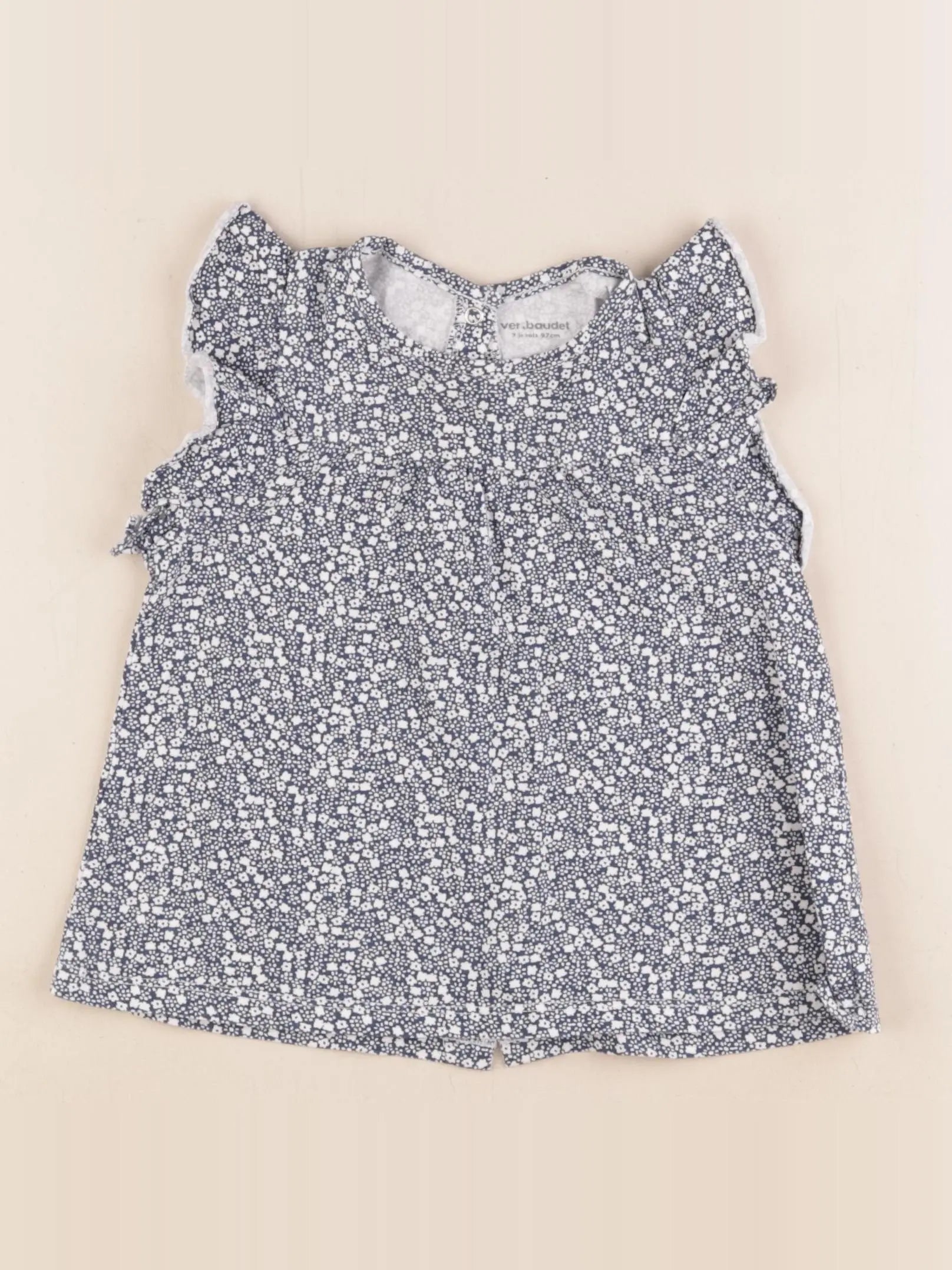 Vertbaudet - tee-shirt bleu - 36 mois