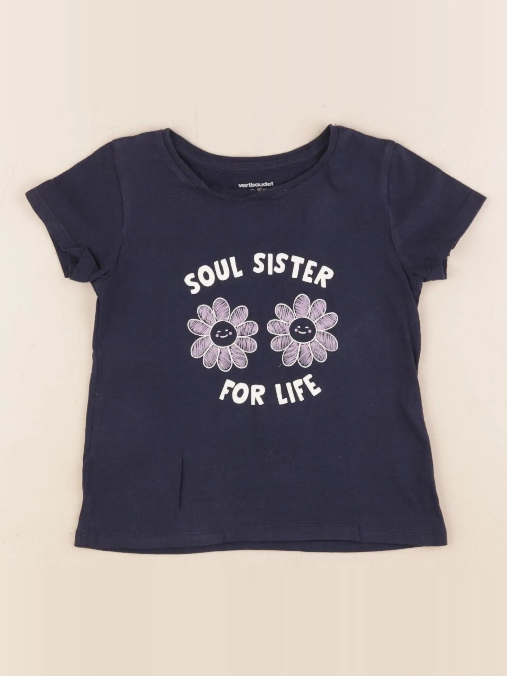 Vertbaudet - tee-shirt bleu - 3 ans