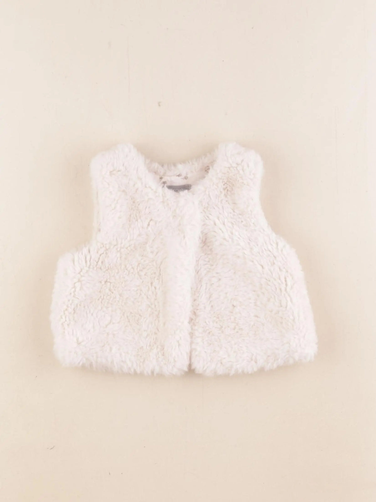 Boutchou - gilet blanc - 6 mois