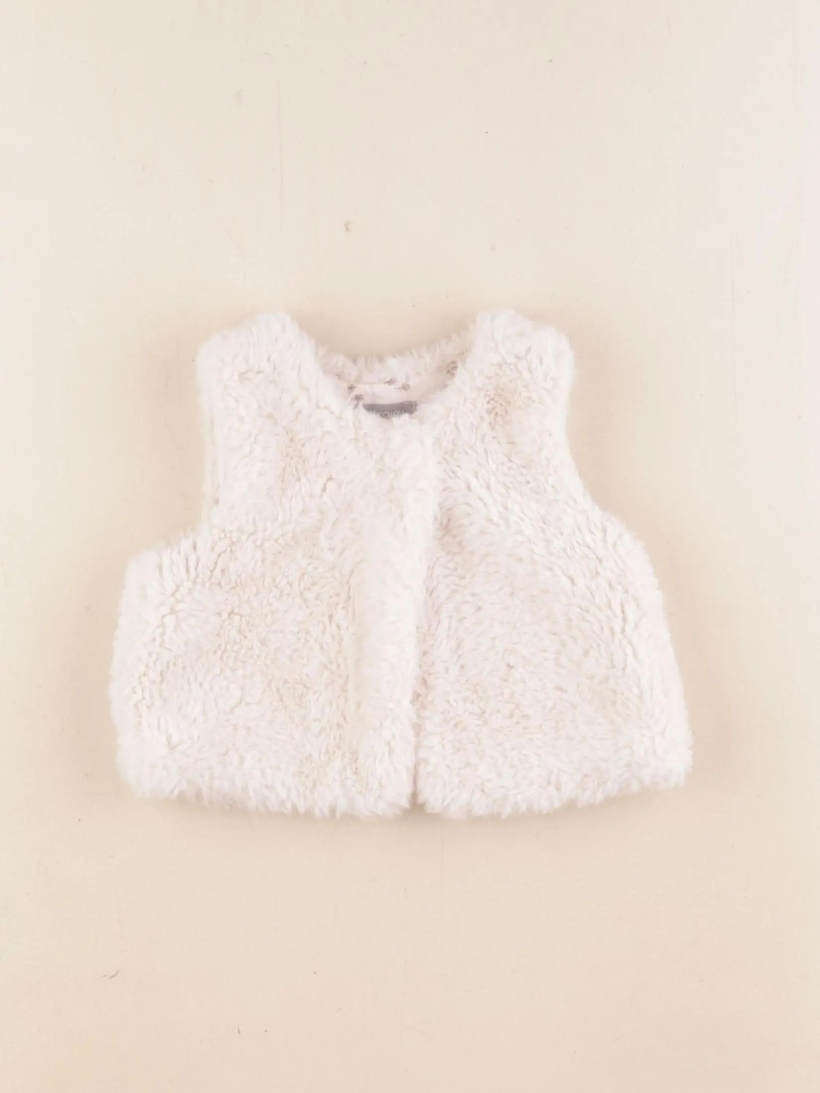 Boutchou - gilet blanc - 6 mois