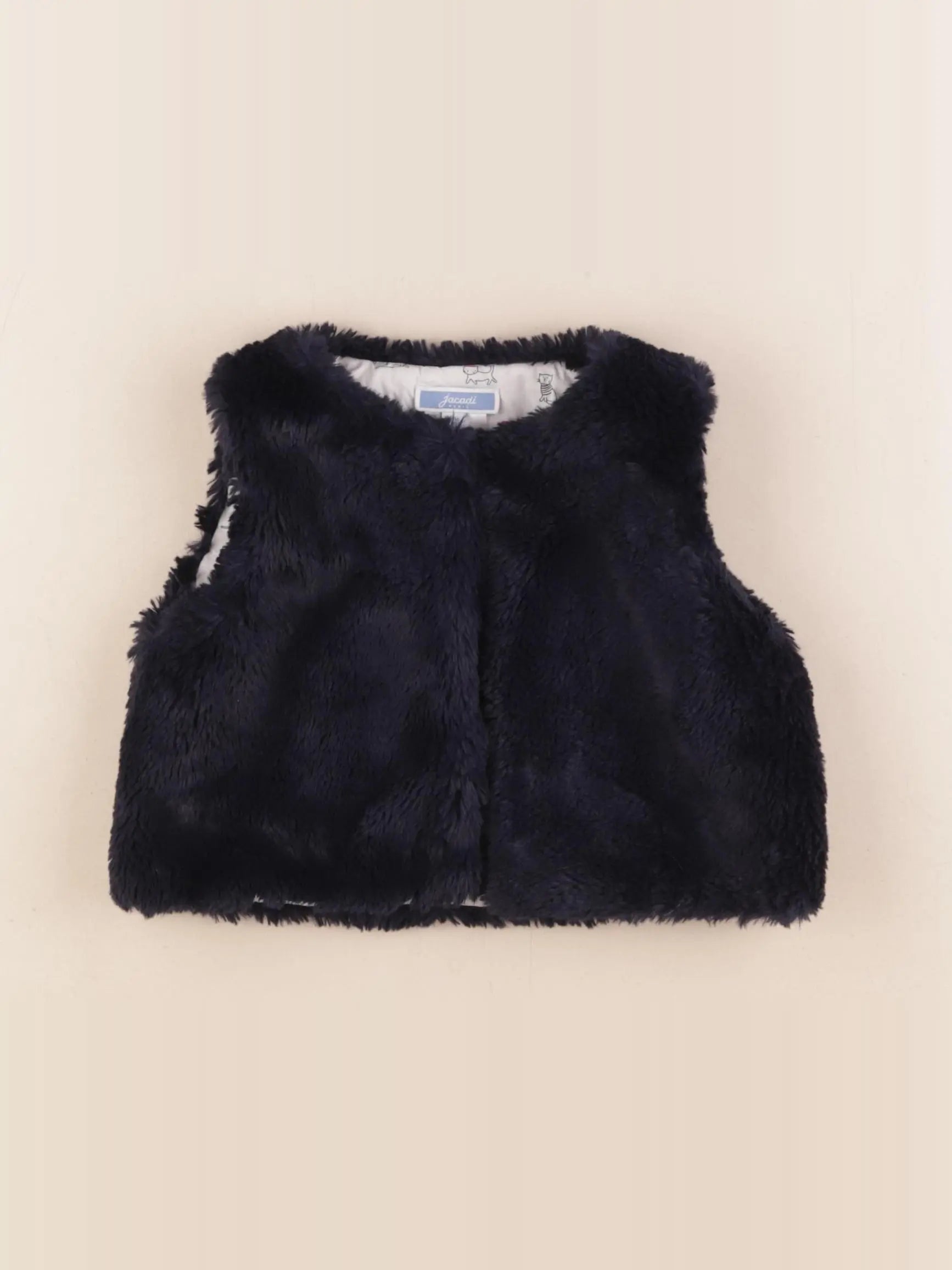 Jacadi - gilet bleu - 18 mois