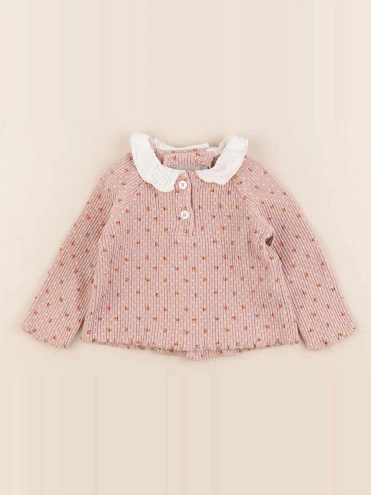 Boutchou - tee-shirt rose - 6 mois