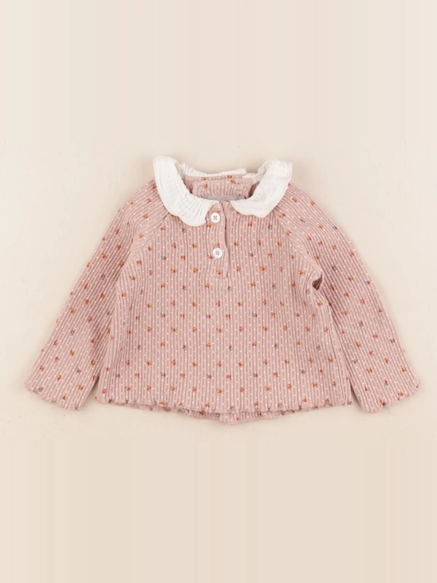 Boutchou - tee-shirt rose - 6 mois
