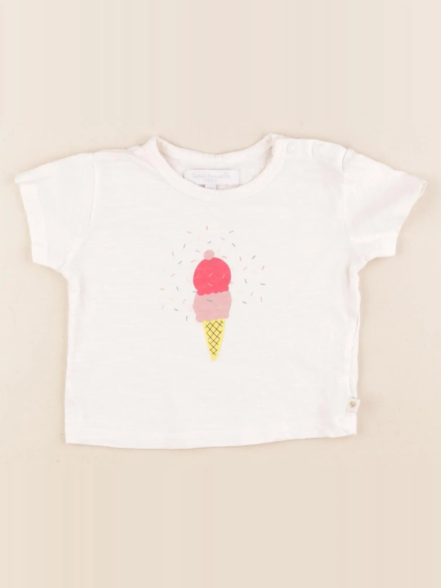 Cadet Rousselle - tee-shirt multicolore - 6 mois