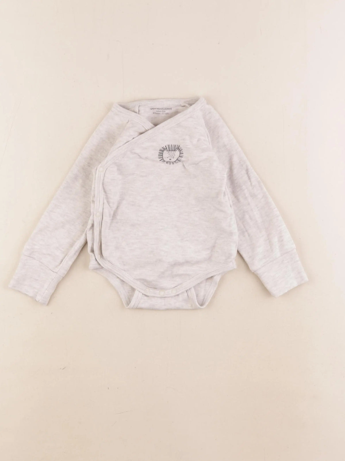 Vertbaudet - body beige - 9 mois
