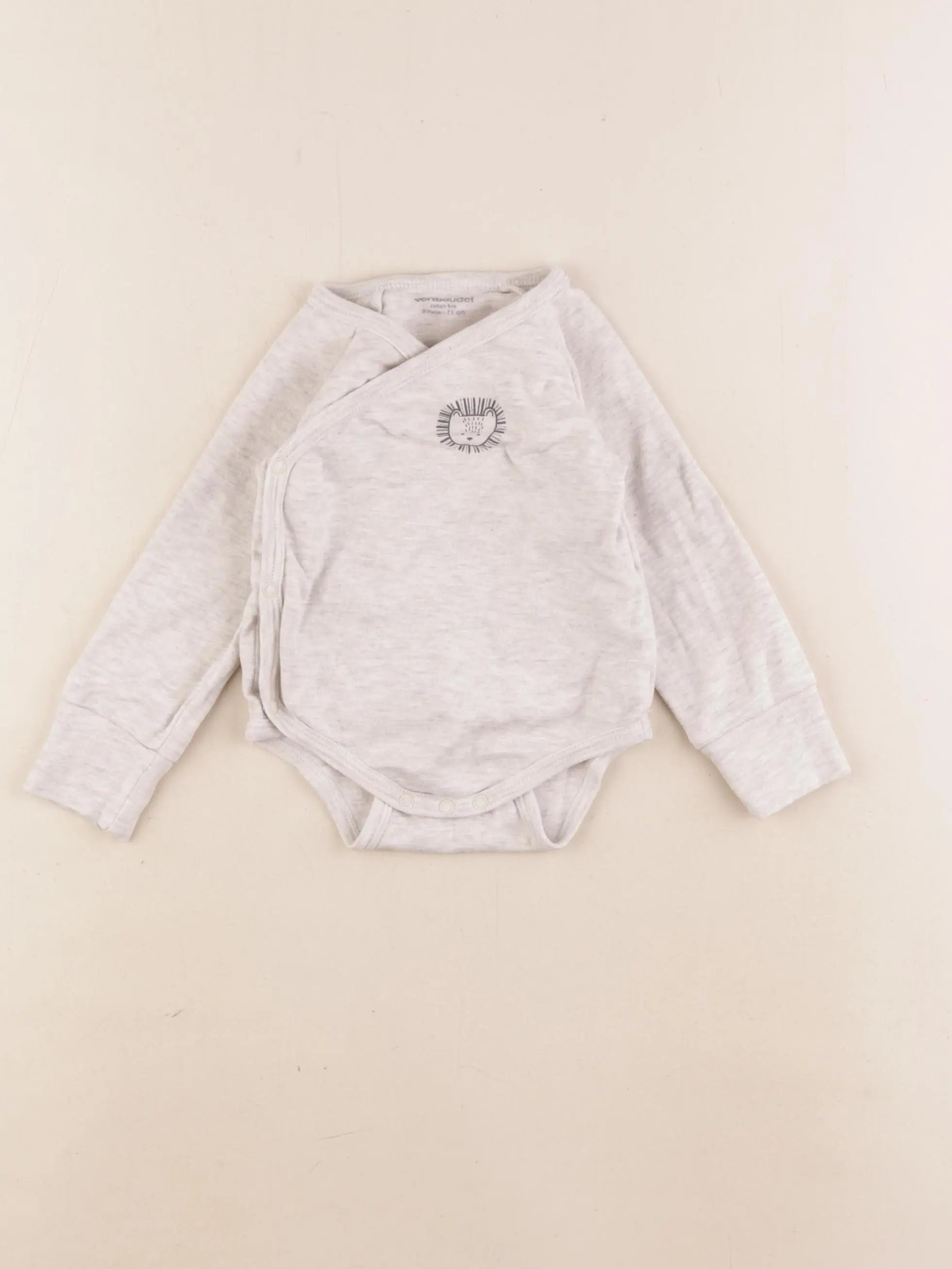 Vertbaudet - body beige - 9 mois