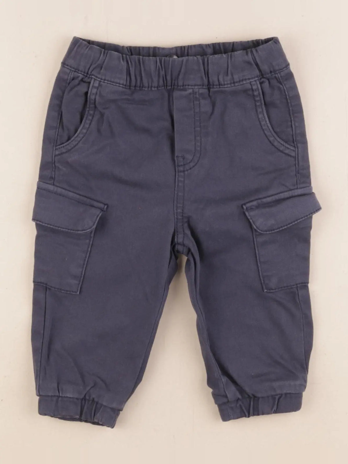Vertbaudet - pantalon bleu - 6 mois