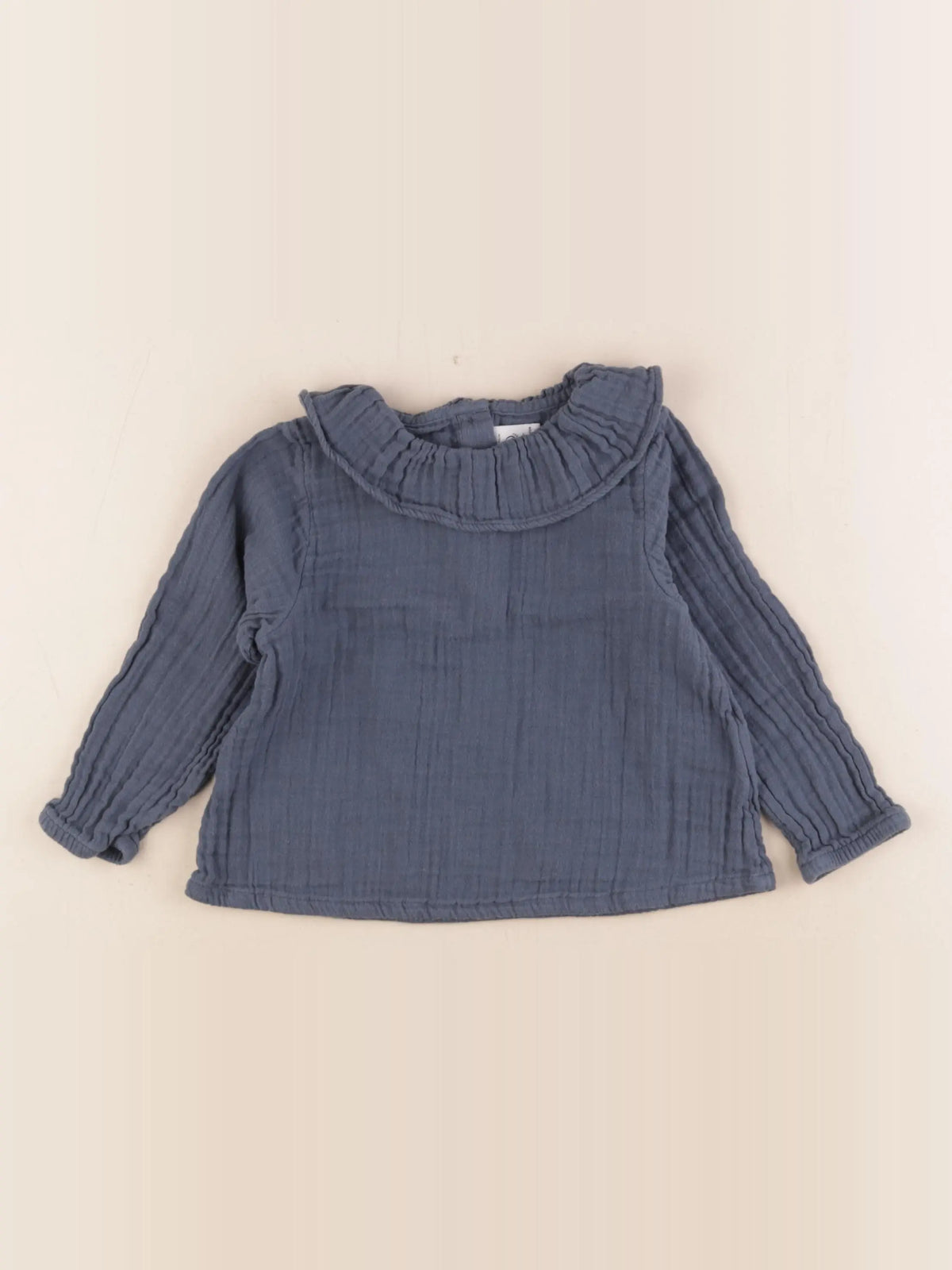 Petit Bateau - tee-shirt bleu - 24 mois