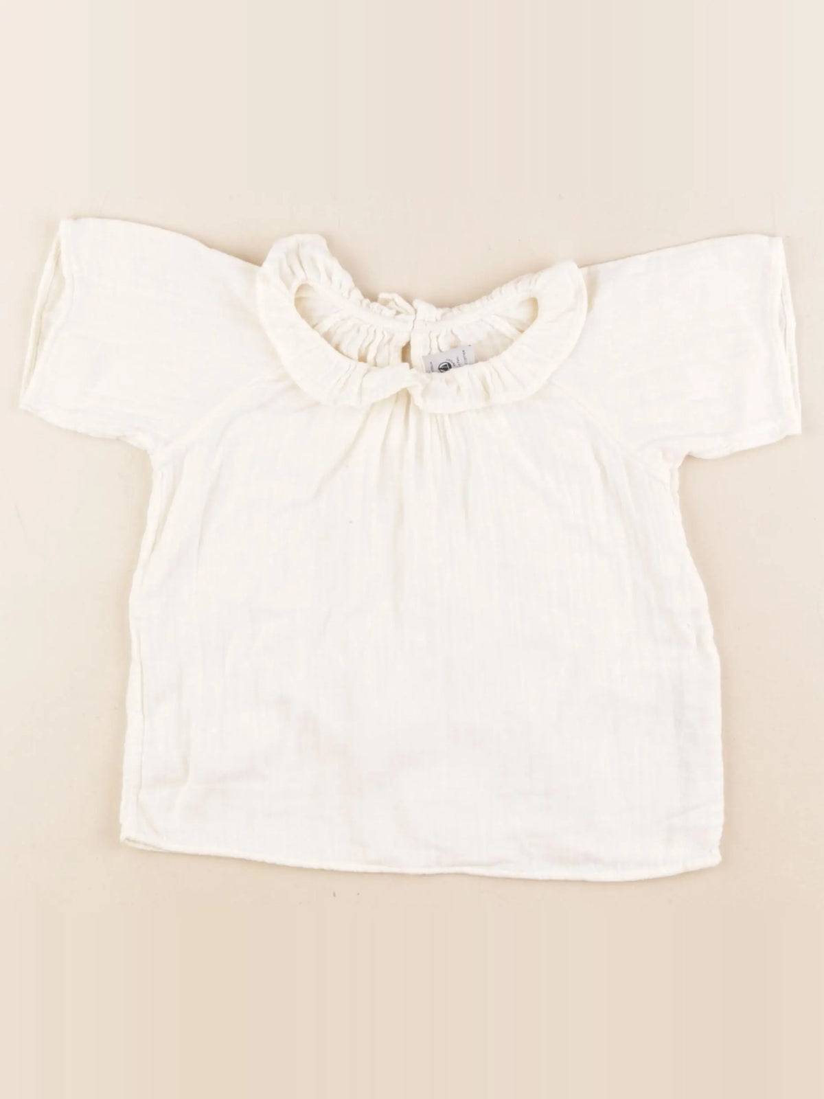 Petit Bateau - tee-shirt beige - 24 mois