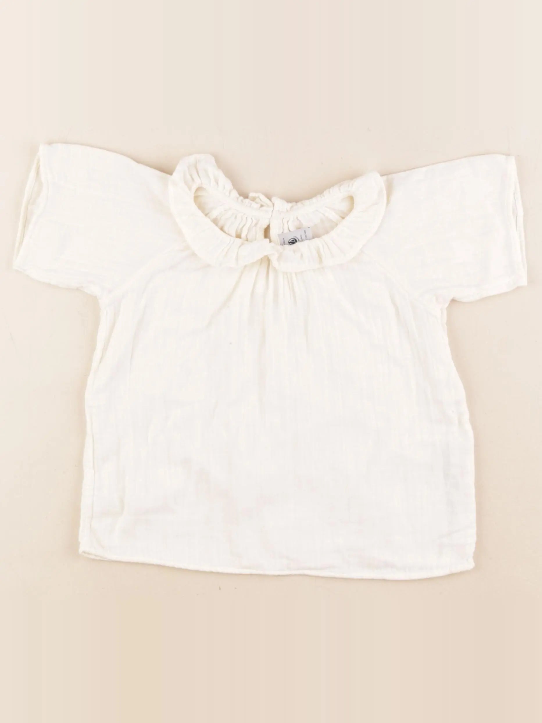 Petit Bateau - tee-shirt beige - 24 mois