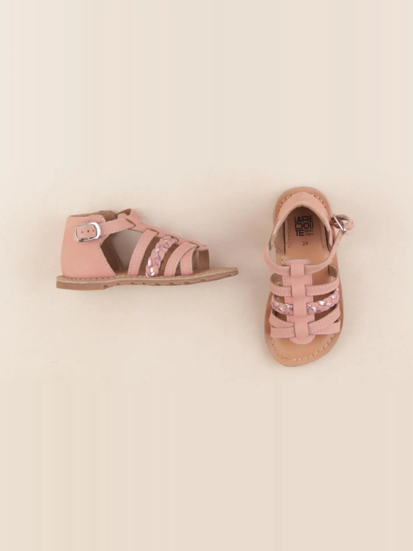 La Redoute - sandales rose - pointure 24