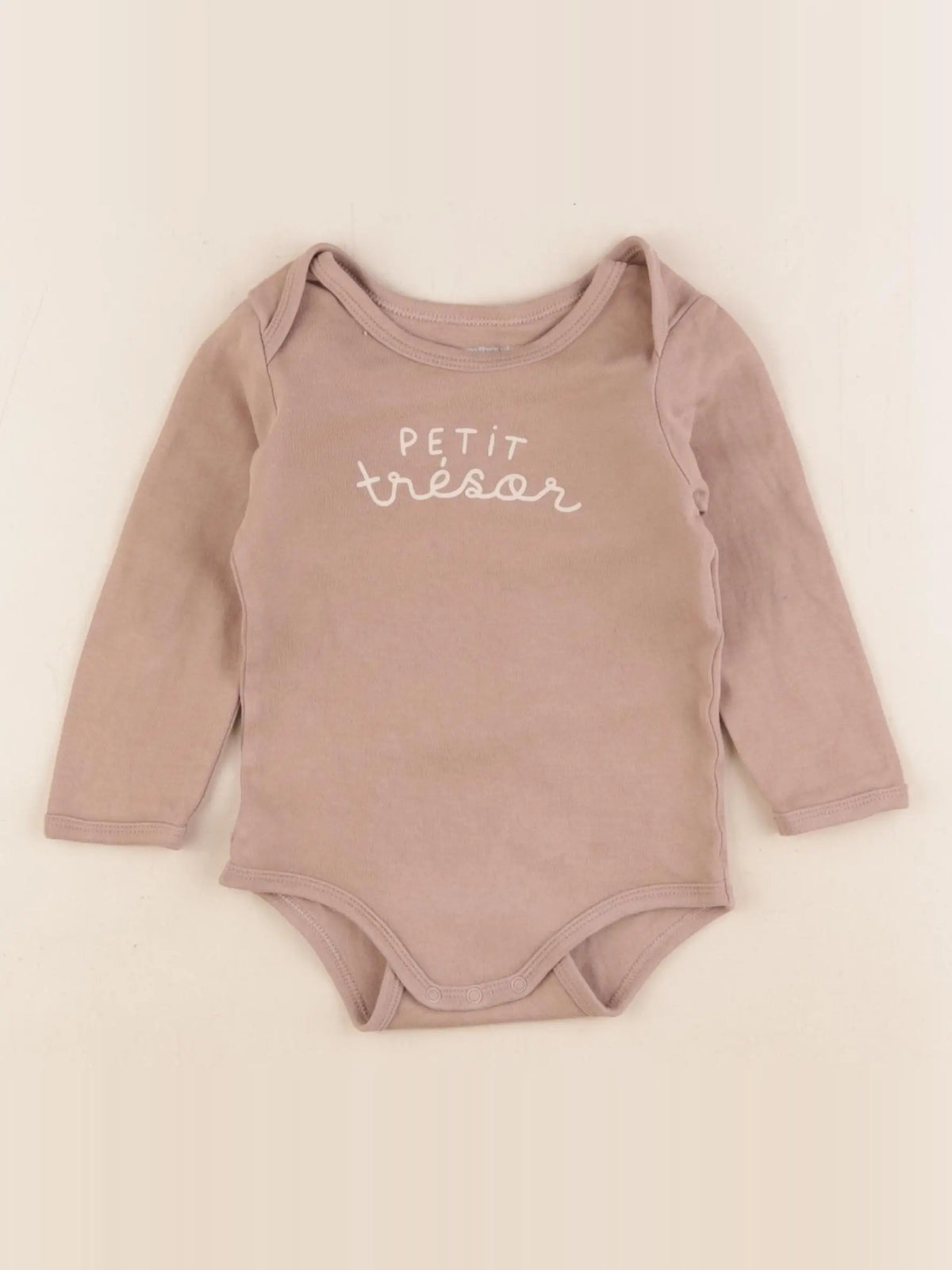 Vertbaudet - body marron - 24 mois